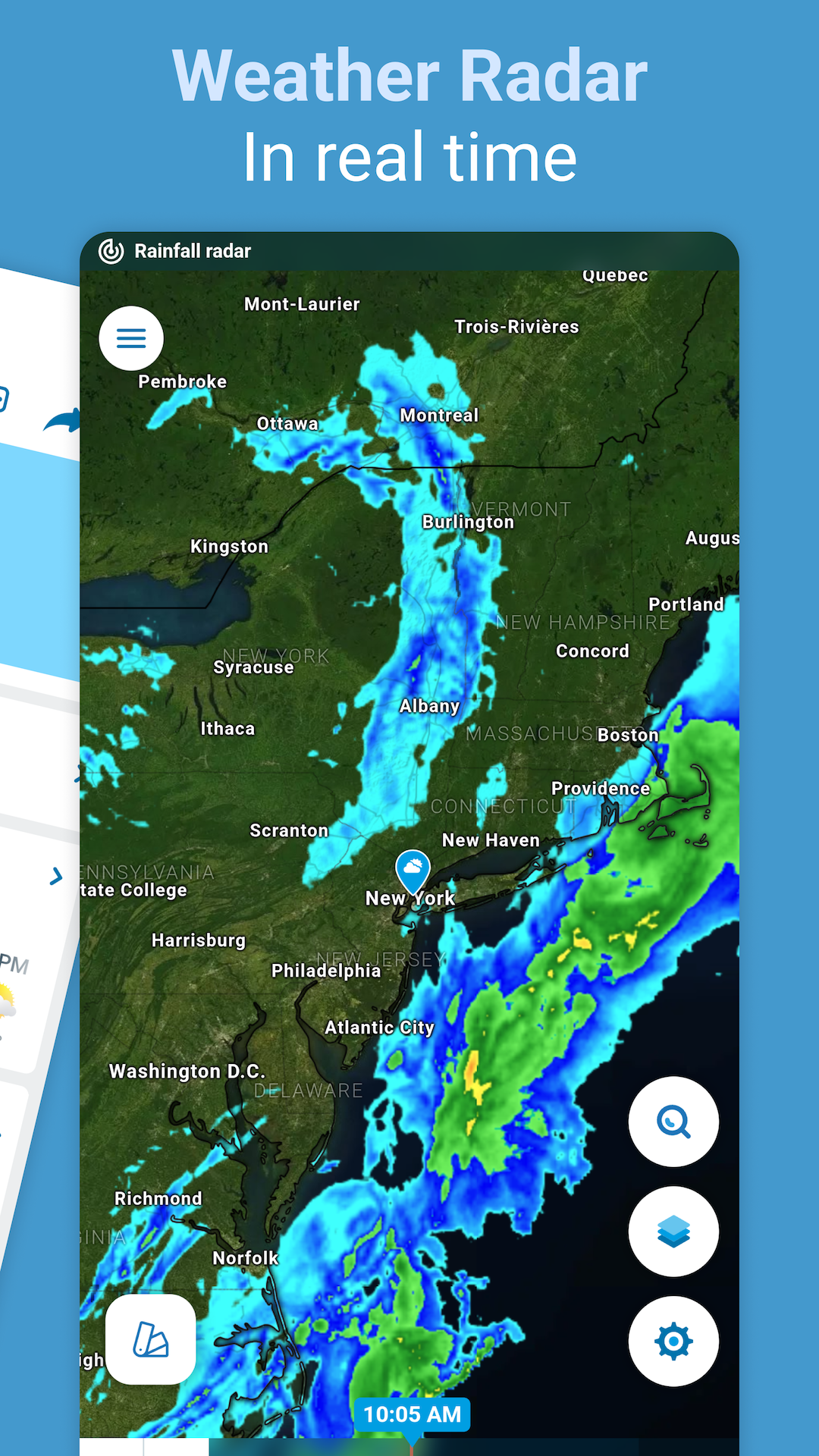 اسکرین شات 2 برنامه Weather Radar - Meteored News