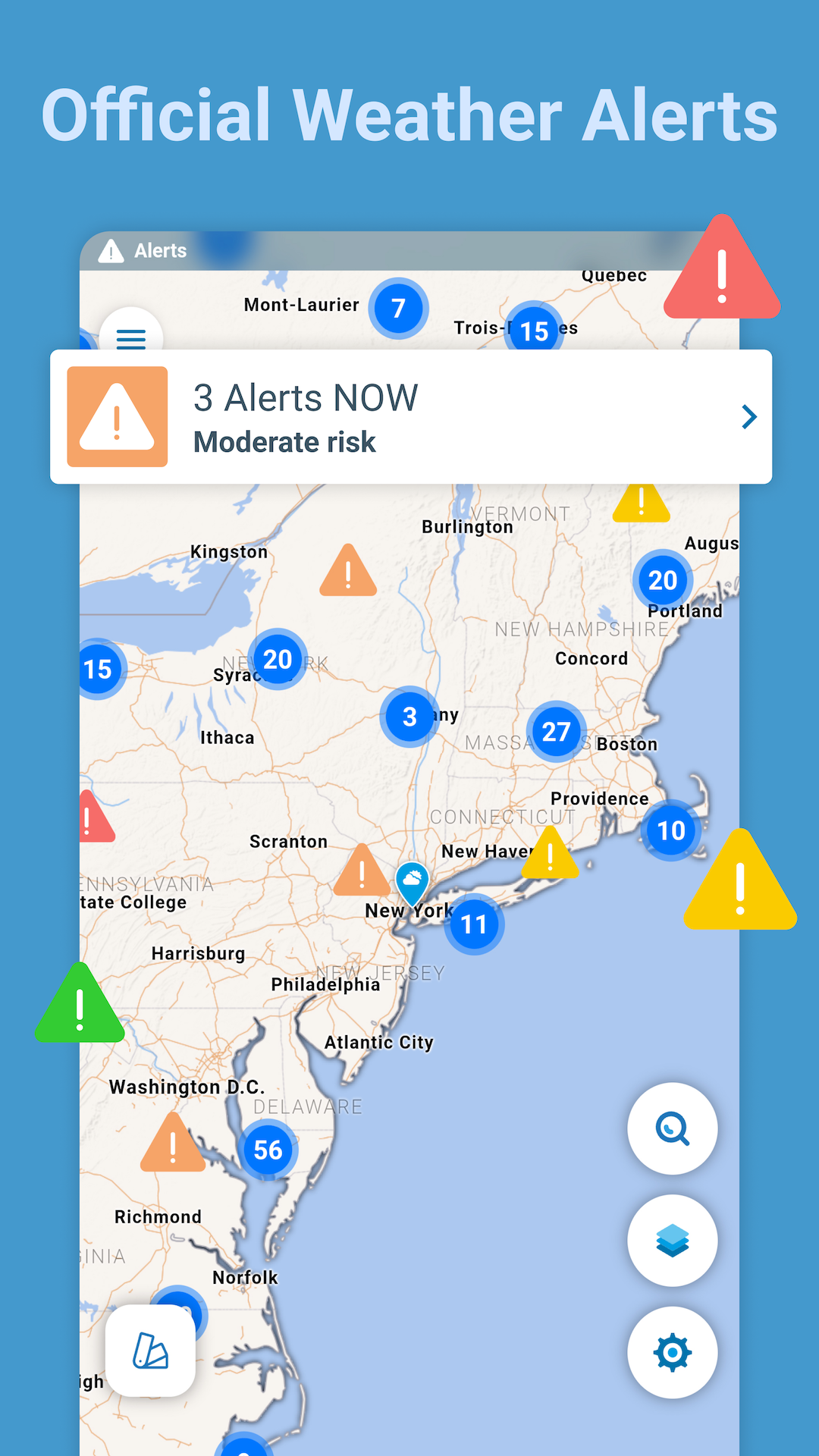 اسکرین شات 3 برنامه Weather Radar - Meteored News
