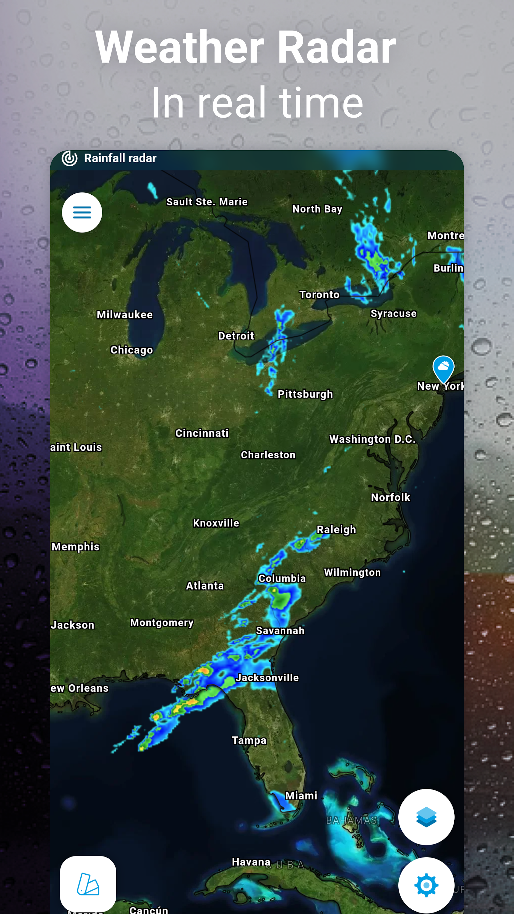 اسکرین شات برنامه Weather Radar - Meteored News 4