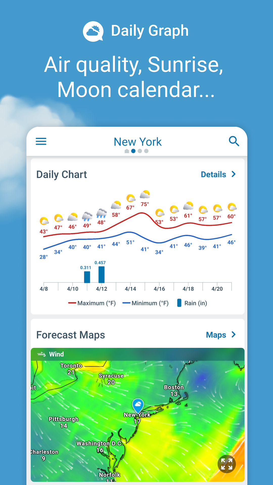 اسکرین شات 7 برنامه Weather Radar - Meteored News