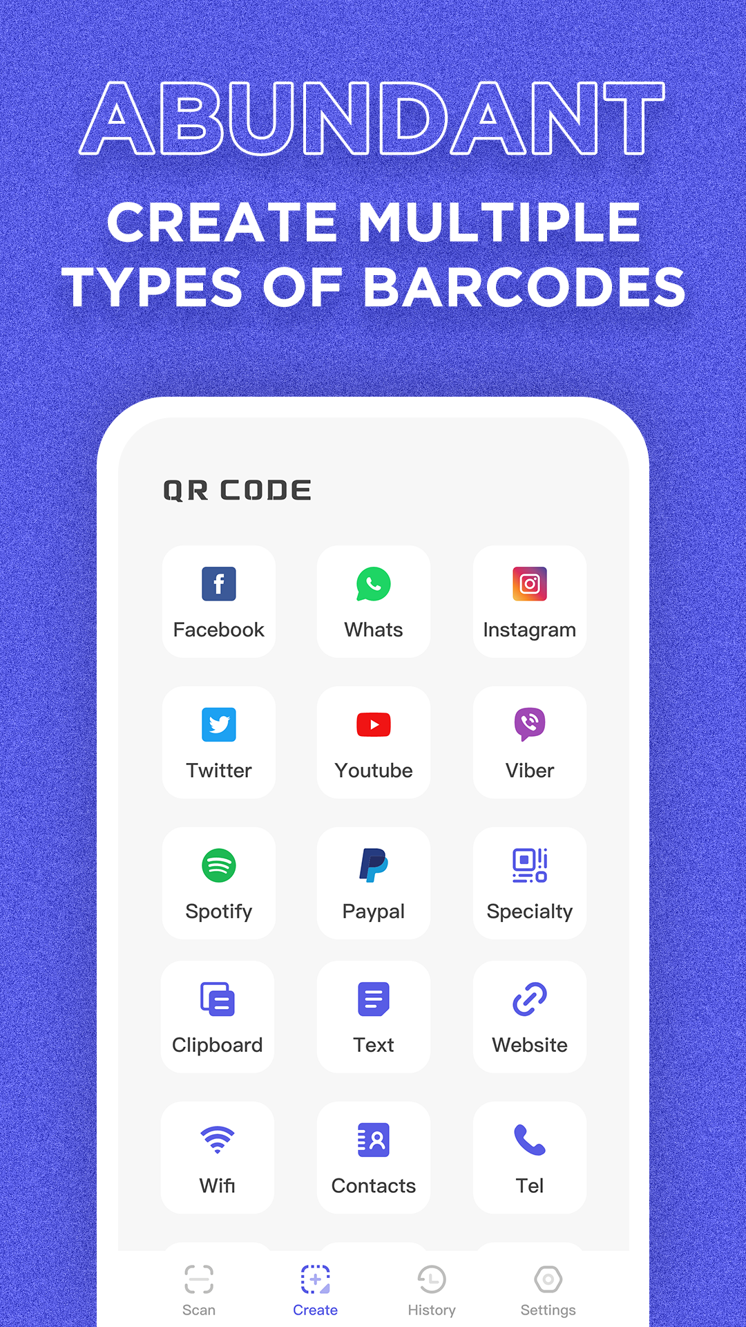 اسکرین شات 2 برنامه QRScanner - Super QR Code Tool