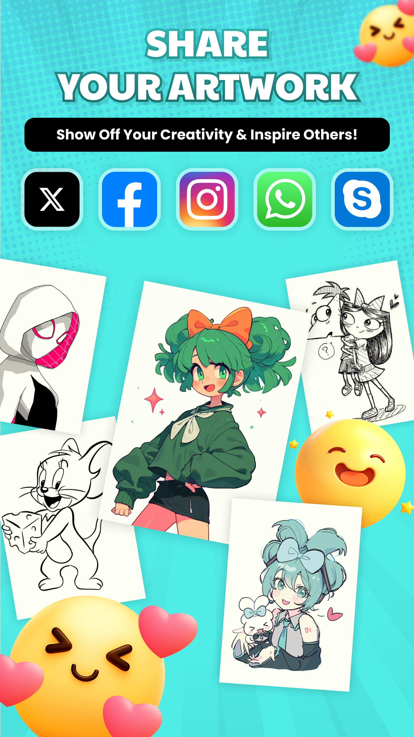 اسکرین شات 7 برنامه AR Drawing - Draw Anime Sketch