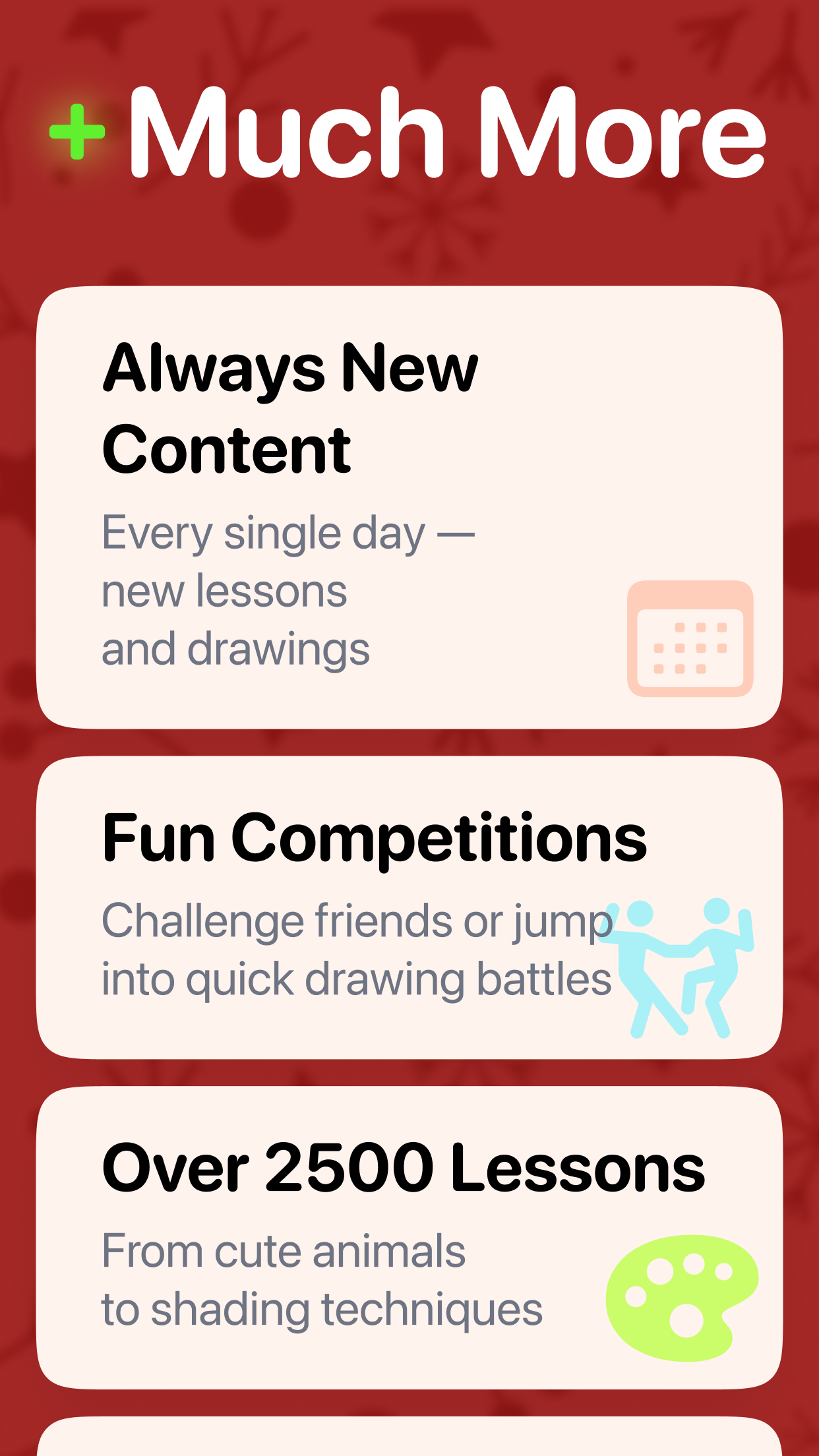 اسکرین شات 4 برنامه Learn how to draw - ArtWorkout