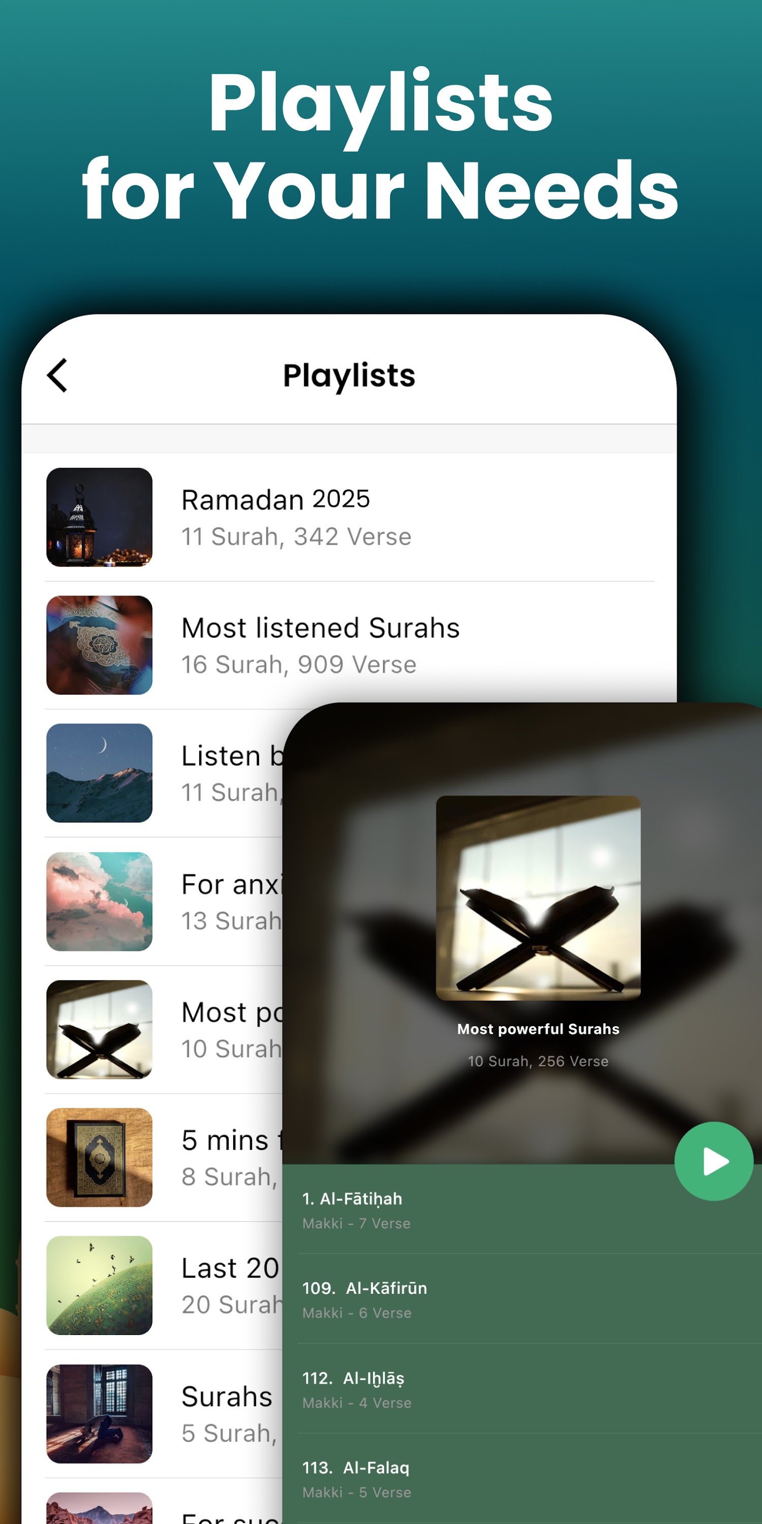اسکرین شات 5 برنامه Quran 360: English, Audio