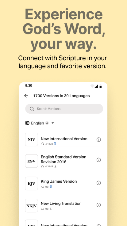 اسکرین شات 7 برنامه Holy Bible Offline NIV KJV App