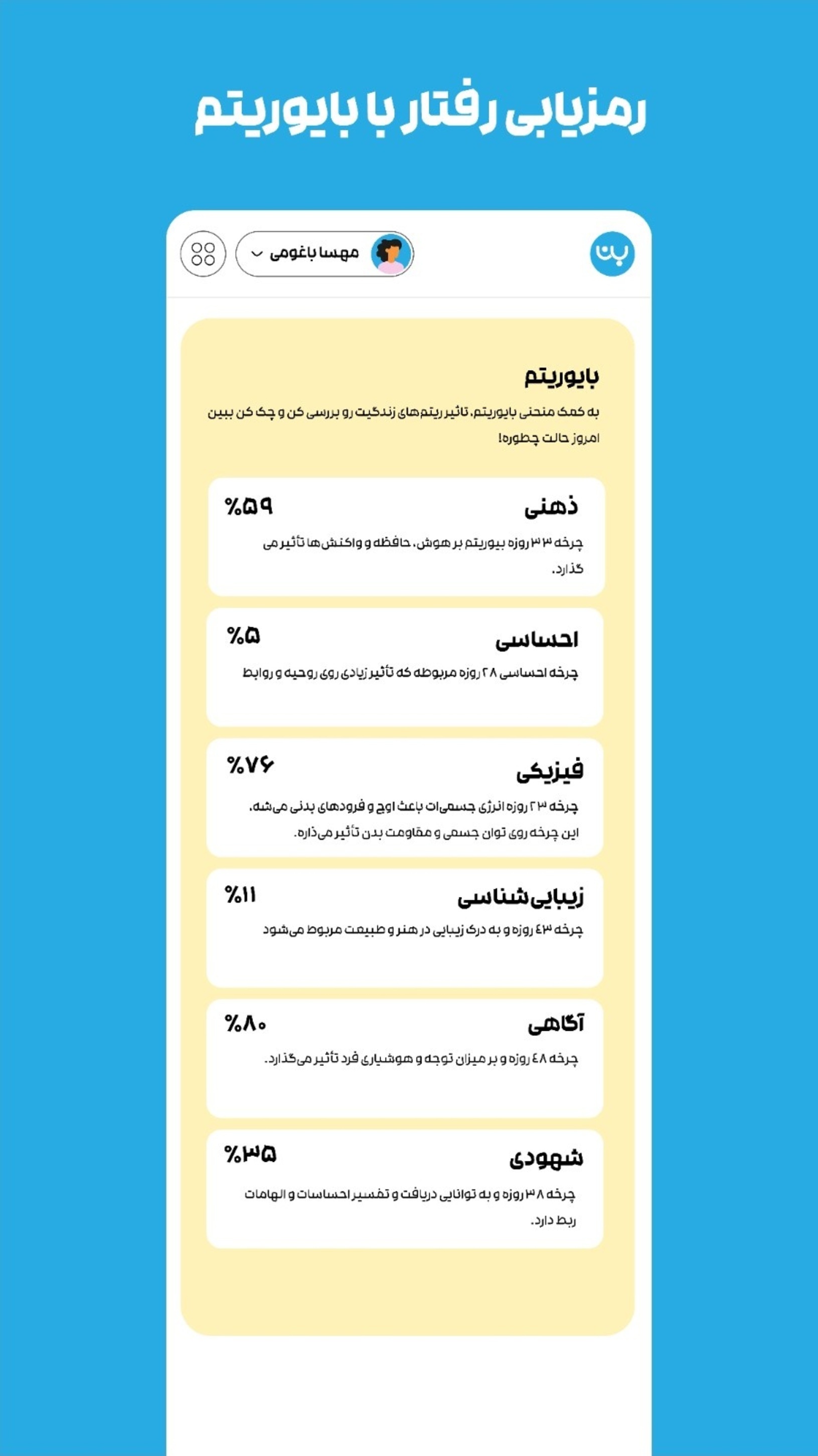 اسکرین شات 7 برنامه ‏بادی‌بان