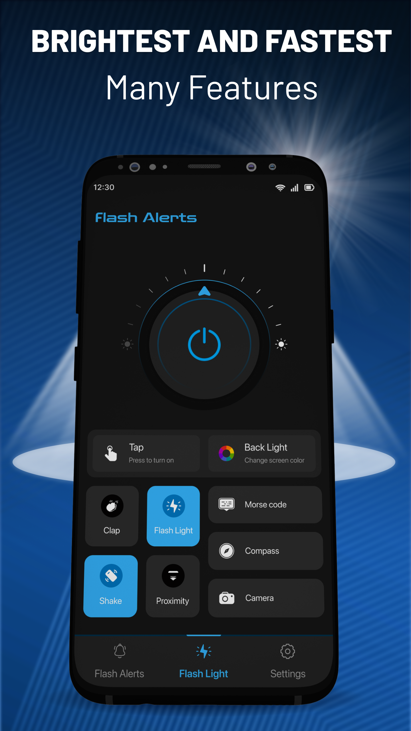 اسکرین شات 5 برنامه Flash Alert - Call & SMS