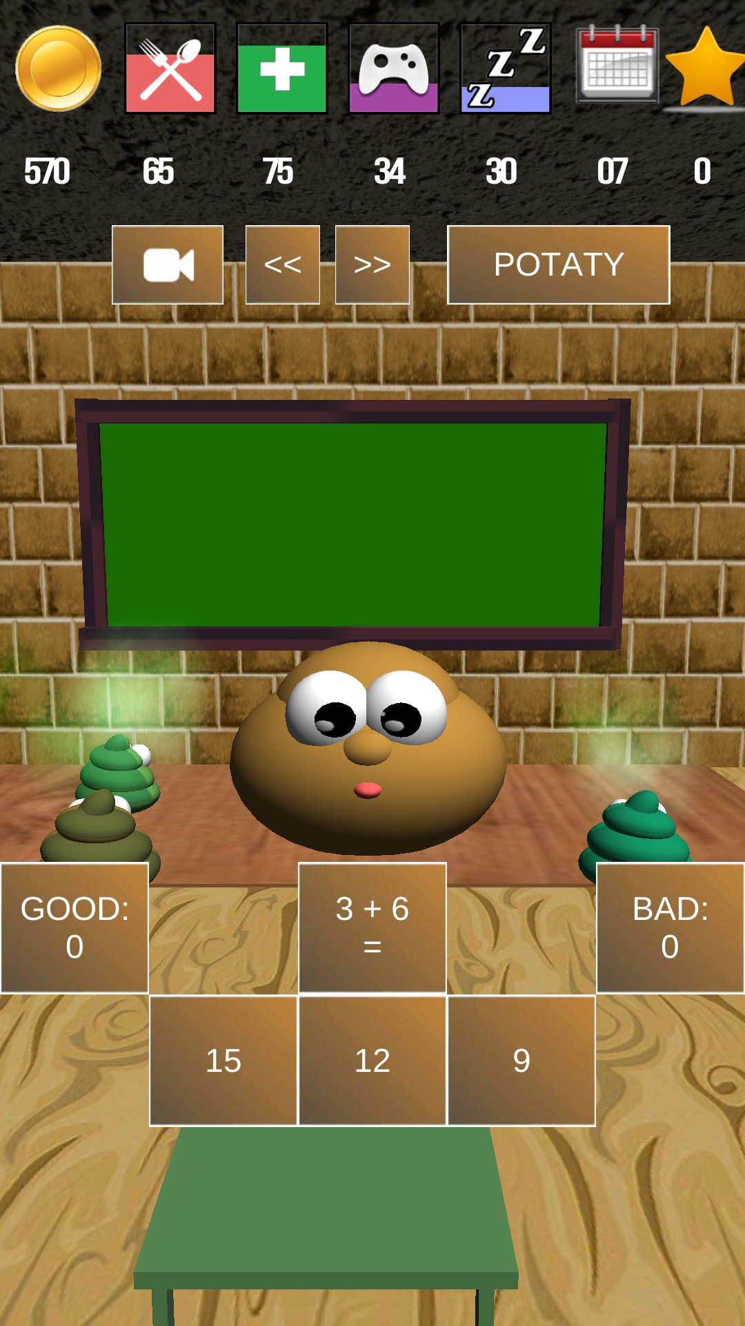 اسکرین شات 1 بازی Potaty 3D Classic