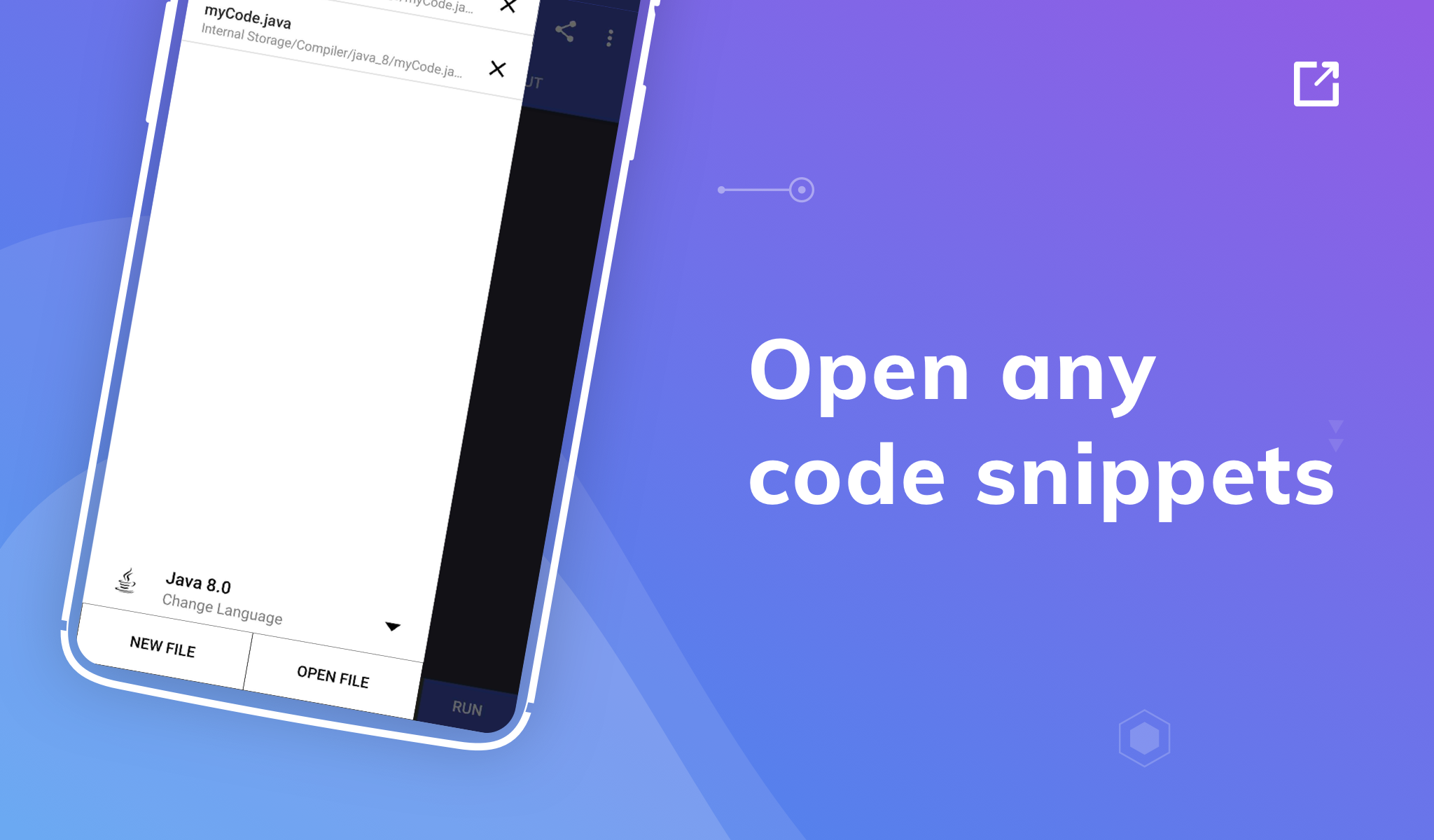 اسکرین شات 3 برنامه Online Compiler:Code on Mobile