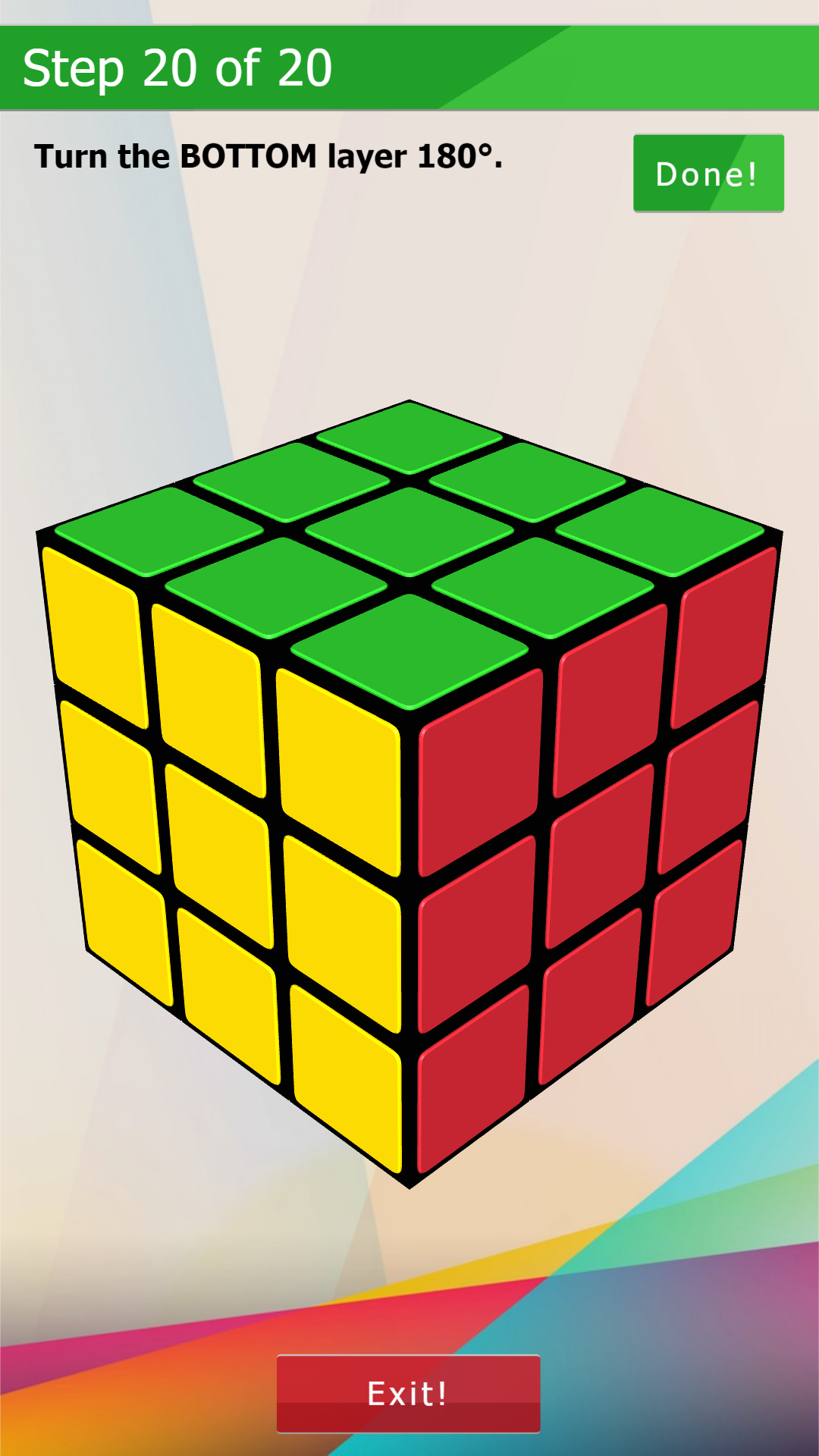اسکرین شات 8 بازی 3D-Cube Solver
