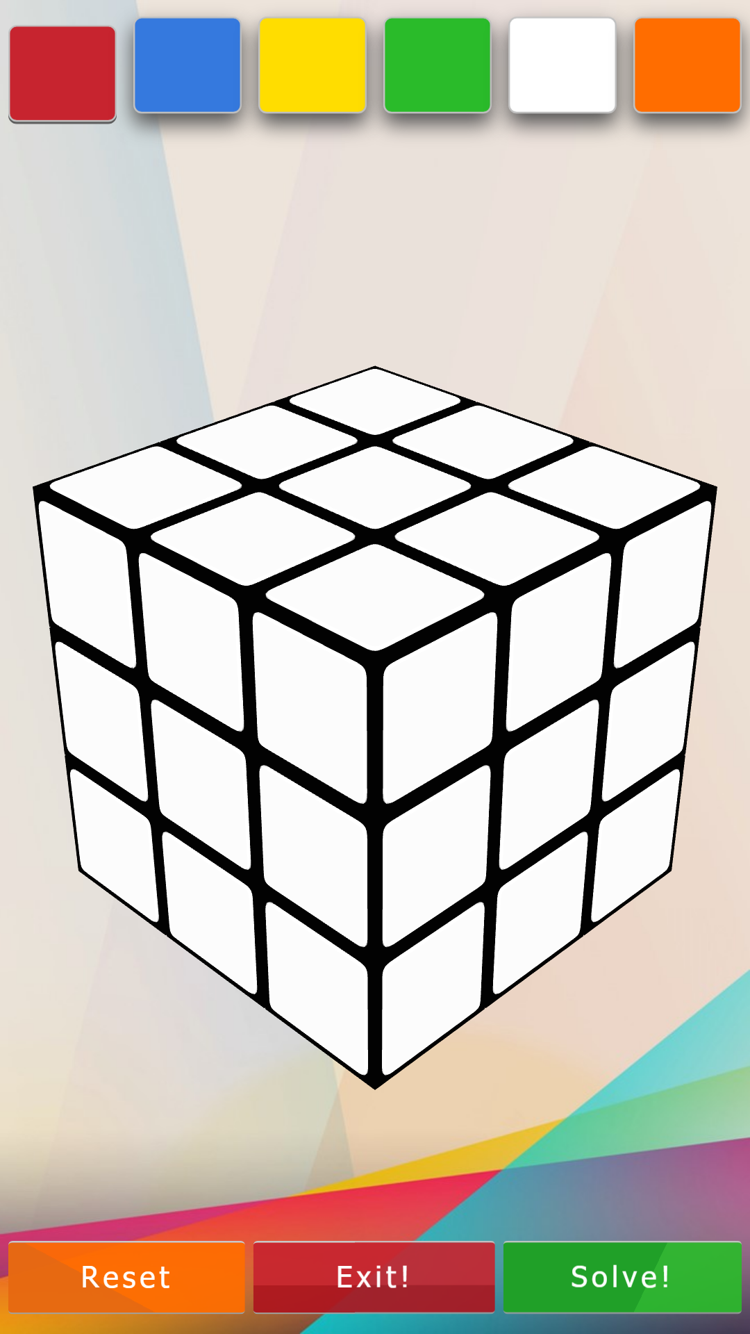 اسکرین شات 1 بازی 3D-Cube Solver