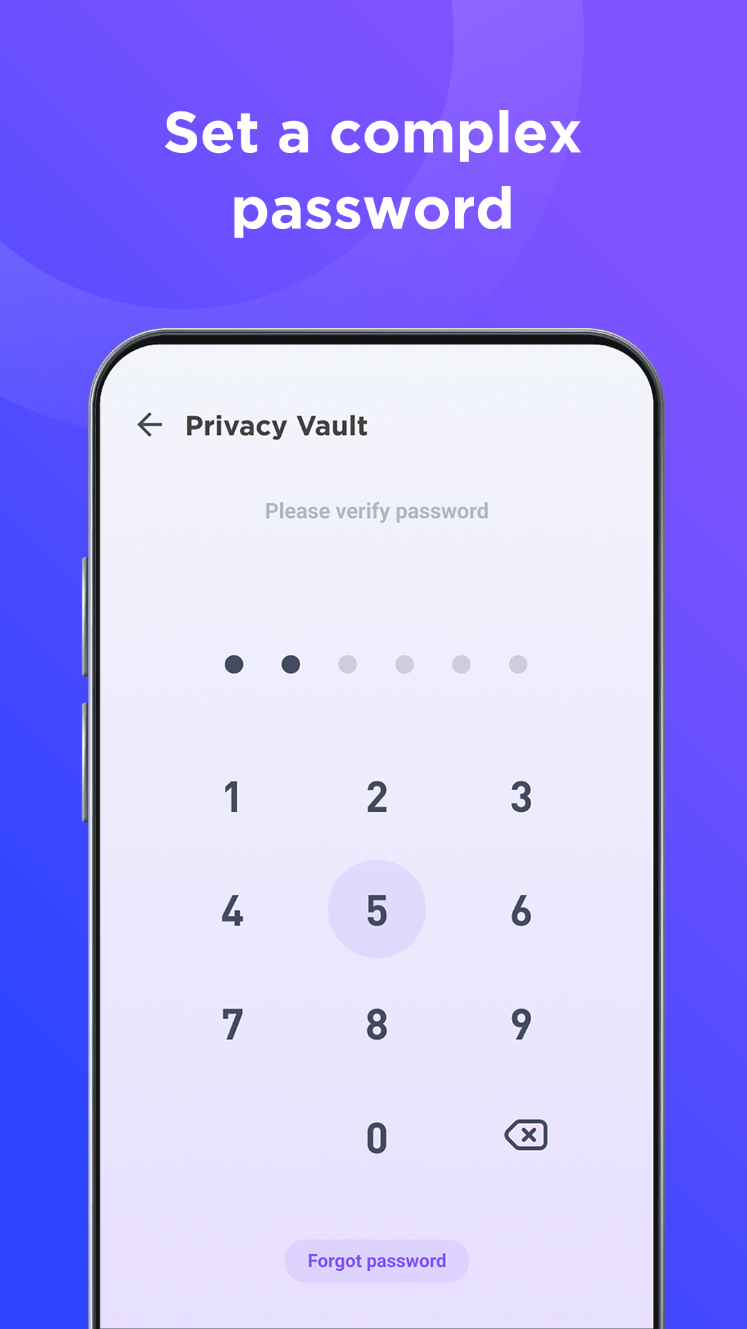 اسکرین شات 4 برنامه Priv Space - Hide Any Files