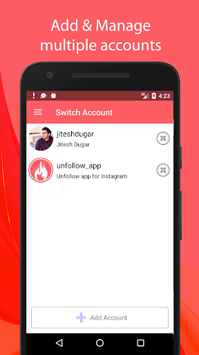 اسکرین شات 6 برنامه Unfollow for Instagram - Non followers & Fans