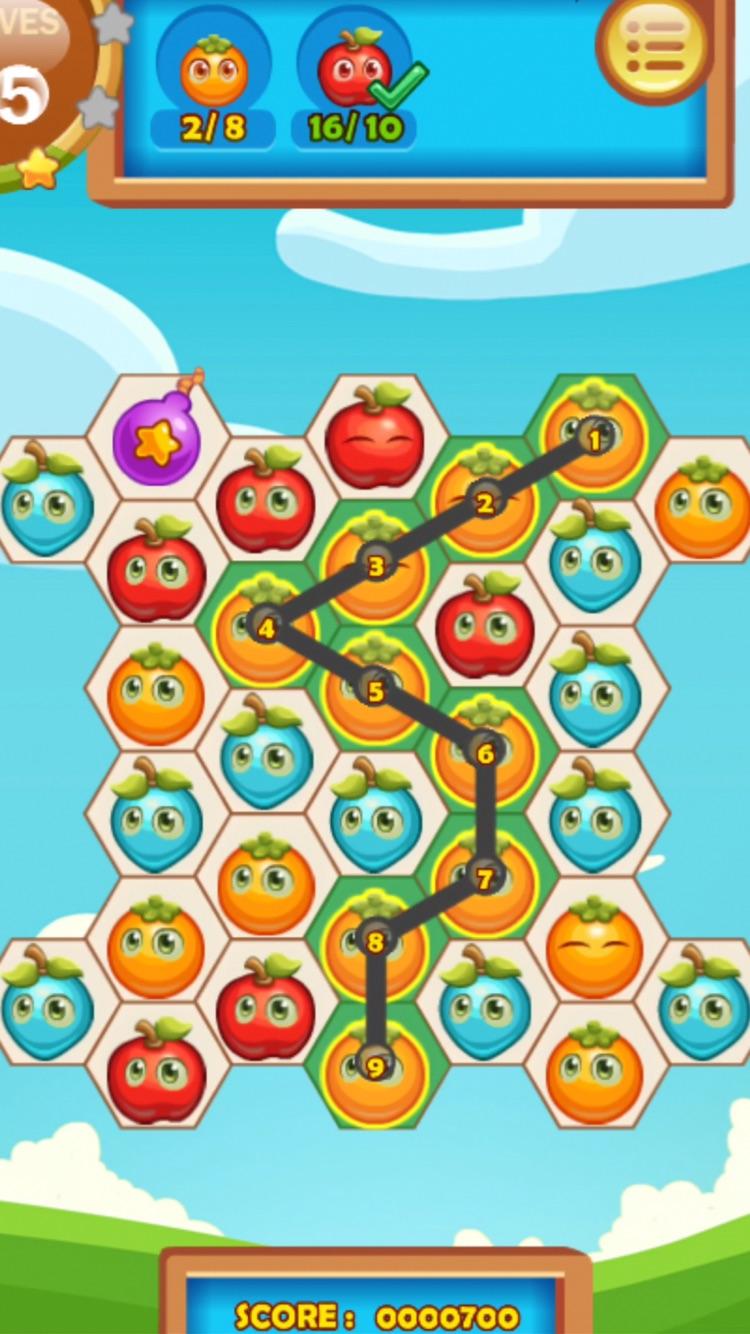 اسکرین شات 3 بازی Fruita Swipe 2 - Match 3 Game