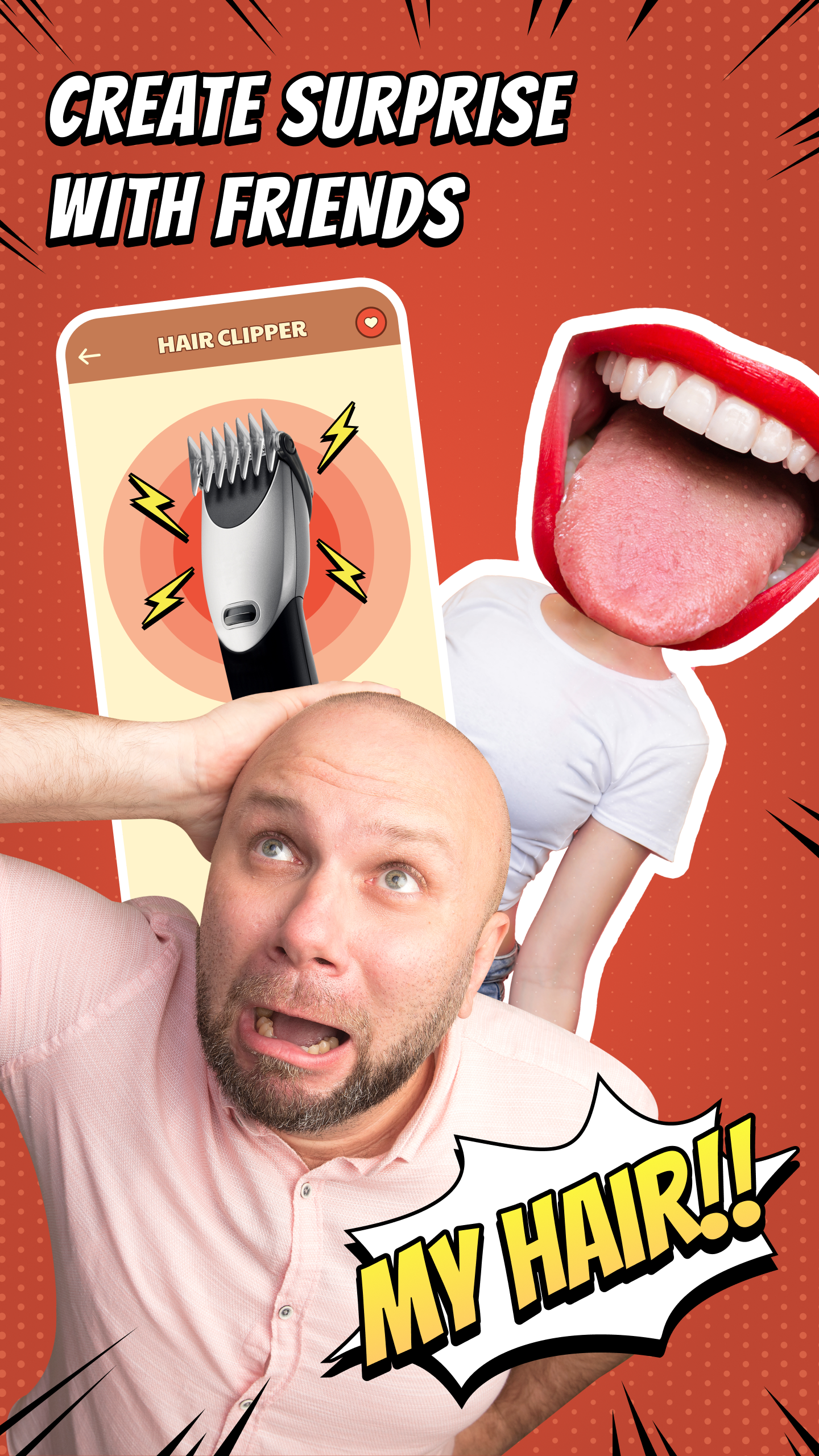 اسکرین شات 6 برنامه Prank Sounds & Haircut, Fart