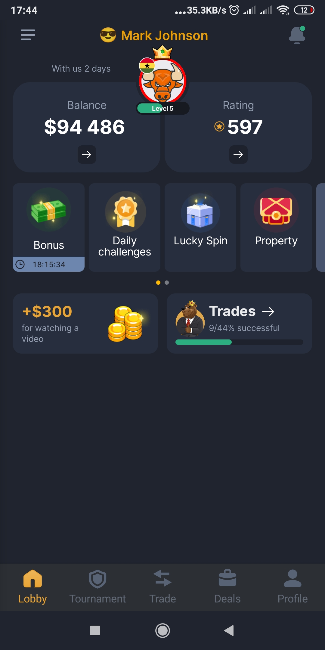 اسکرین شات 1 بازی Forex Royale