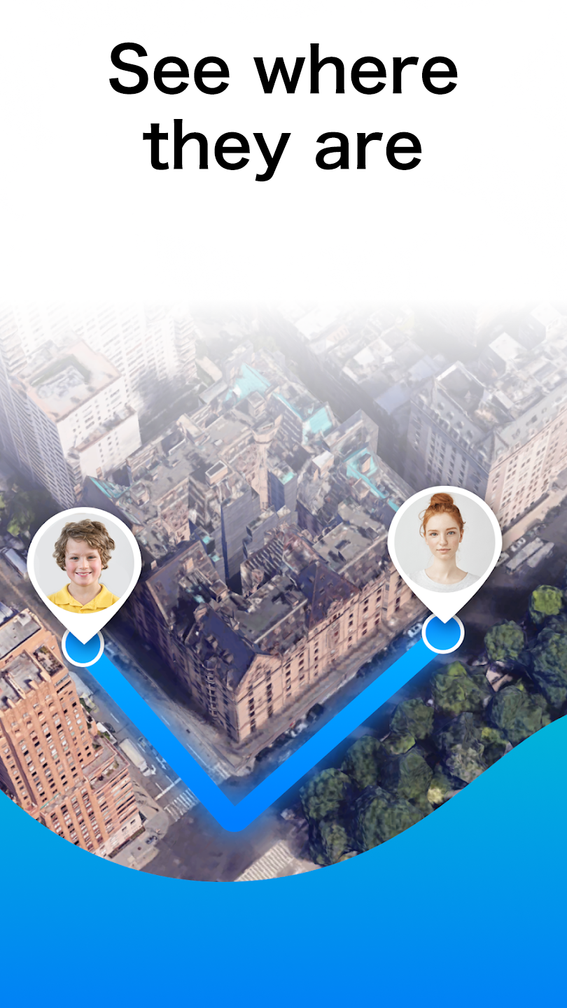 اسکرین شات 1 برنامه GeoLocator — We Link Family