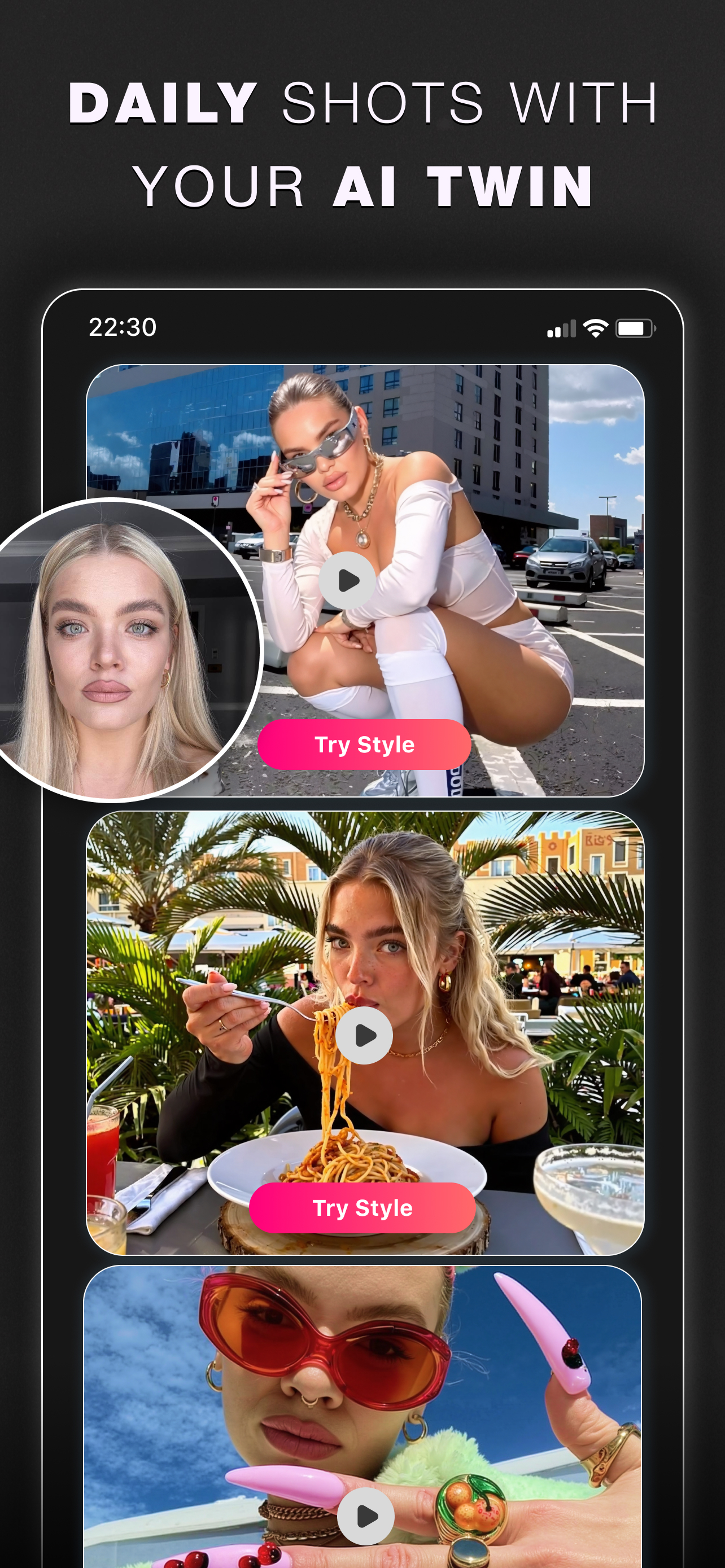 اسکرین شات 3 برنامه Glam AI: Video & Photo Editor