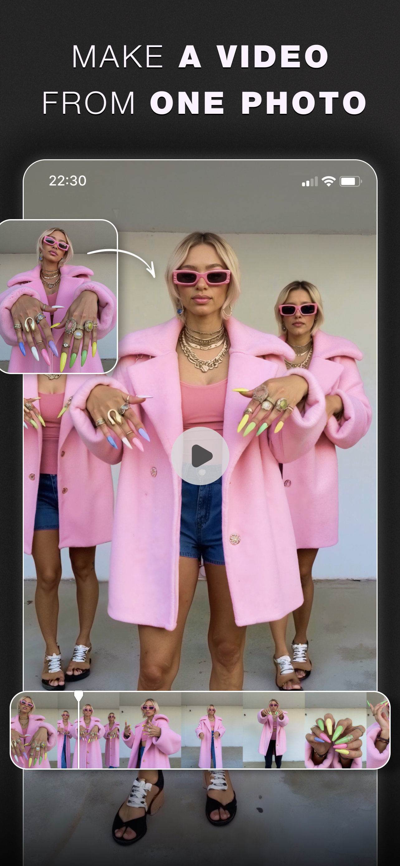 اسکرین شات 1 برنامه Glam AI: Video & Photo Editor