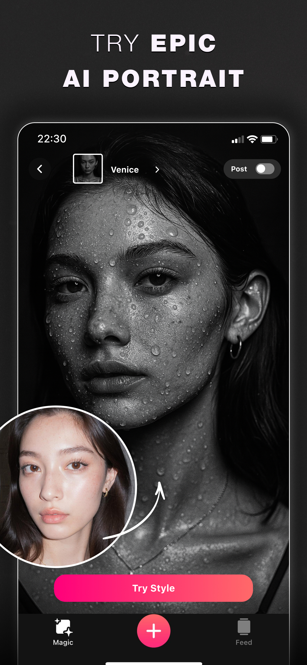 اسکرین شات 6 برنامه Glam AI: Video & Photo Editor