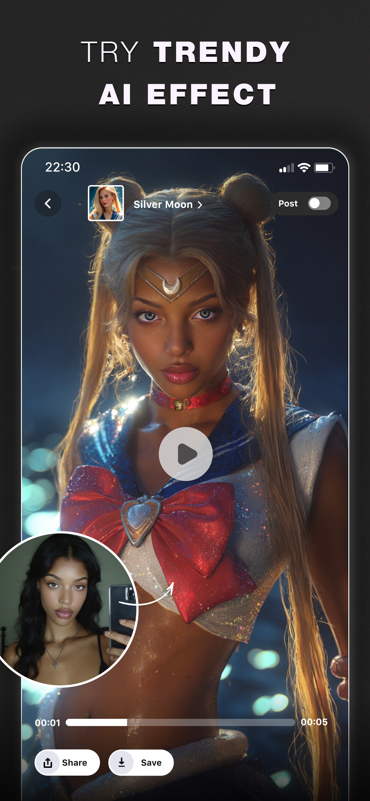 اسکرین شات 8 برنامه Glam AI: Video & Photo Editor