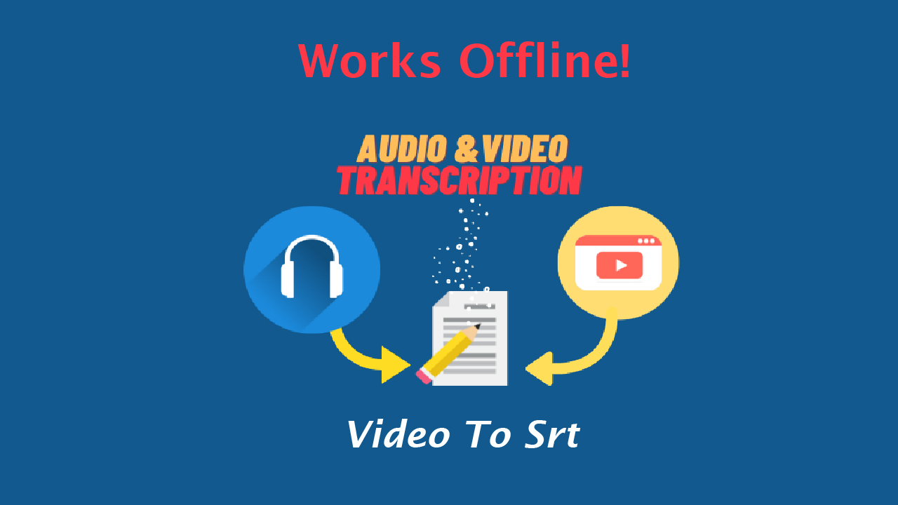 اسکرین شات 1 برنامه Audio Video To Text Converter
