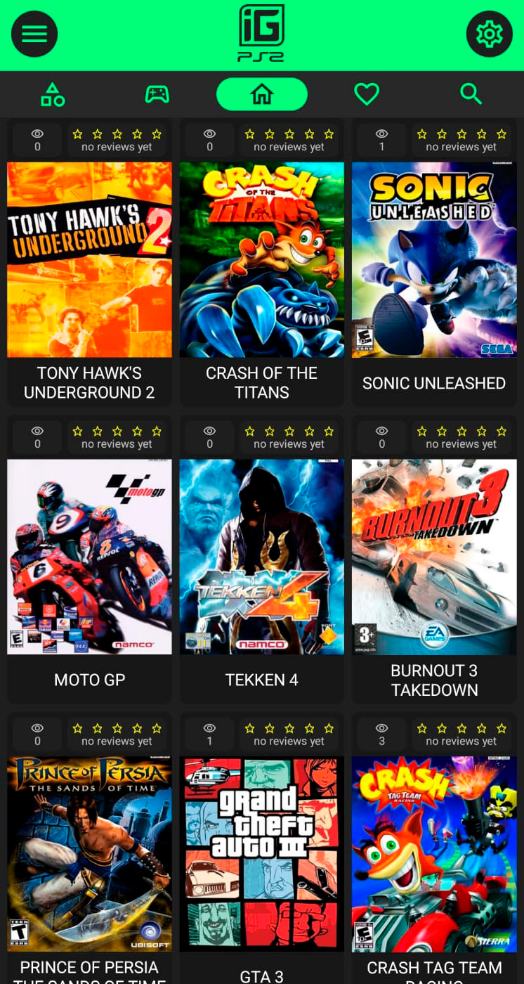 اسکرین شات 1 برنامه IGAMES PS2
