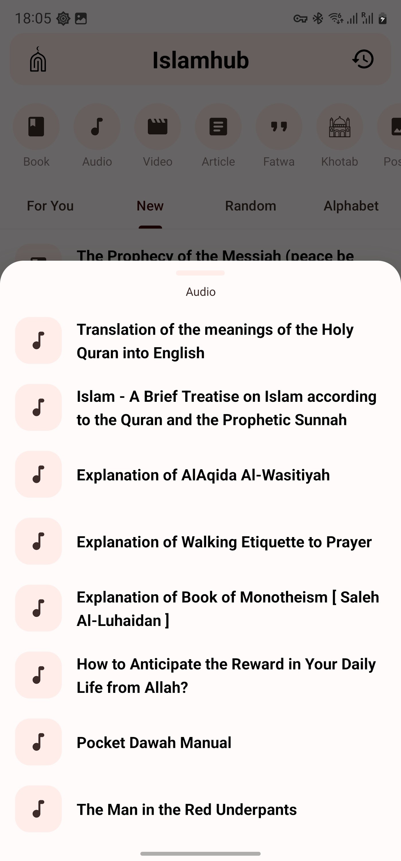 اسکرین شات 4 برنامه islamhub - Islamic Content