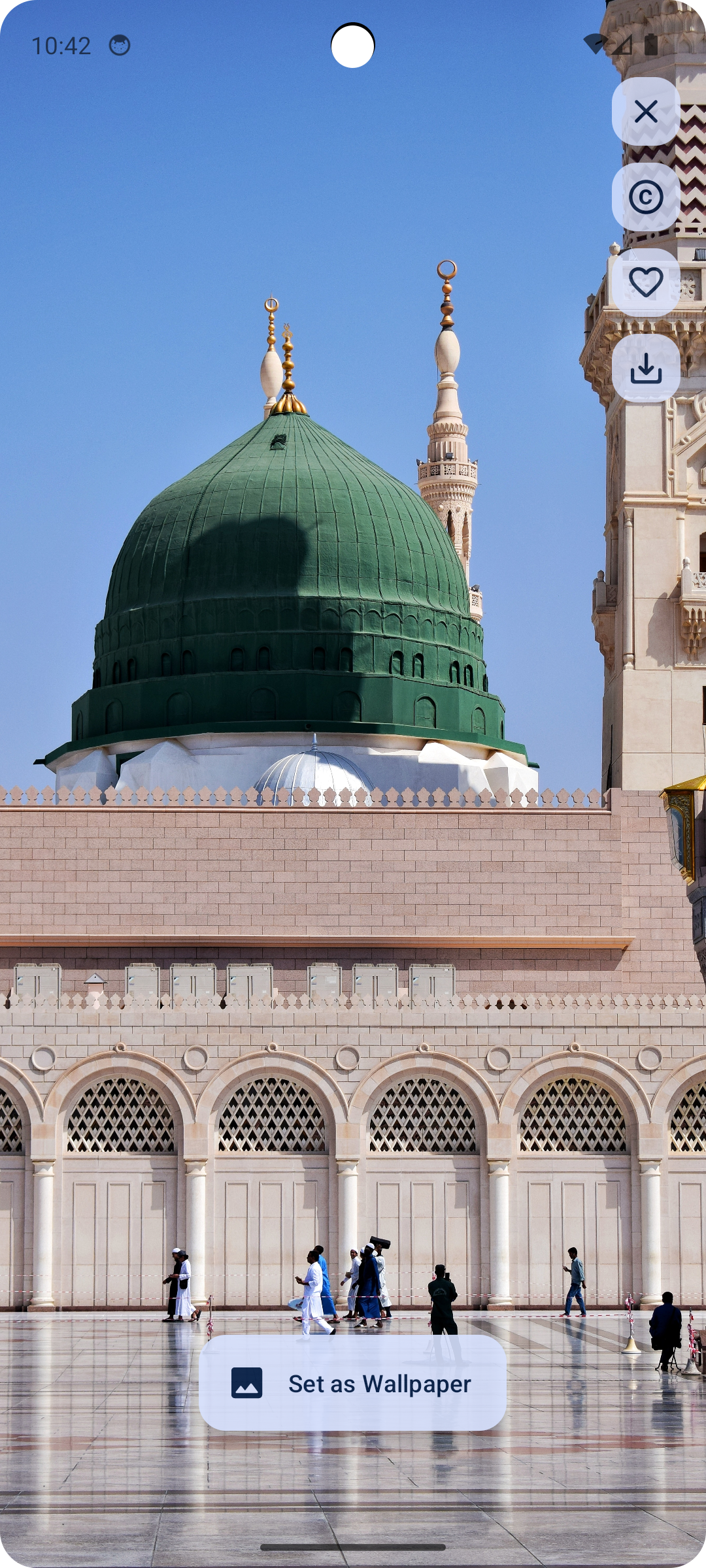 اسکرین شات 8 برنامه IslamWall - Islamic Wallpapers