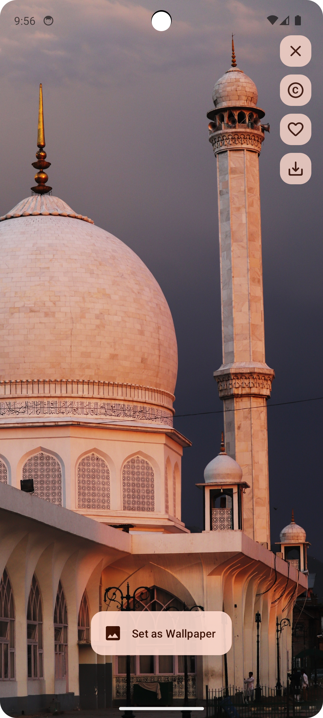 اسکرین شات 6 برنامه IslamWall - Islamic Wallpapers