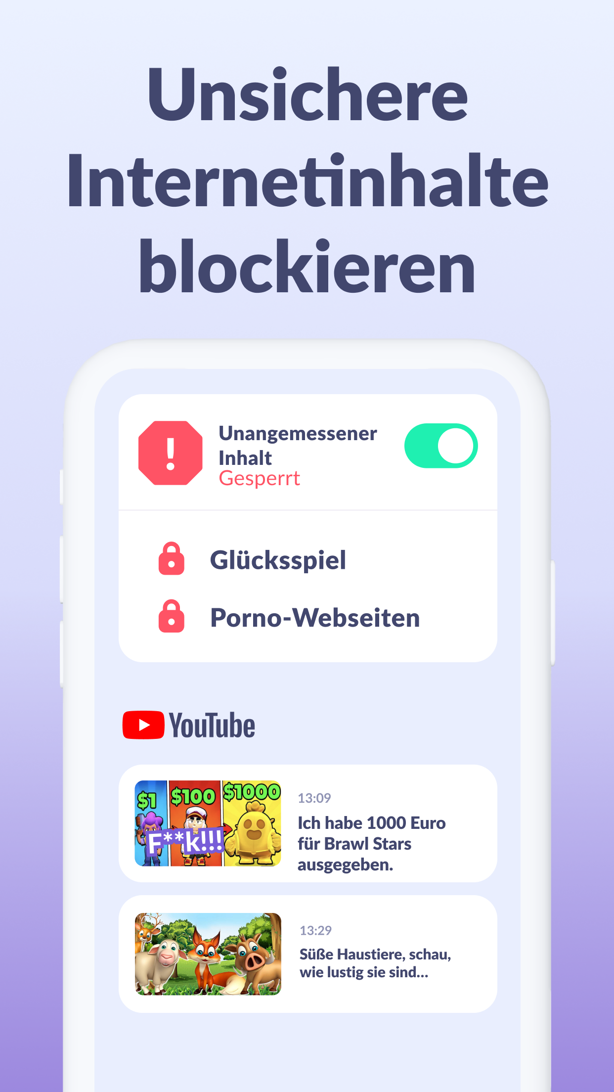 اسکرین شات 6 برنامه Kids360: Jugendschutz App