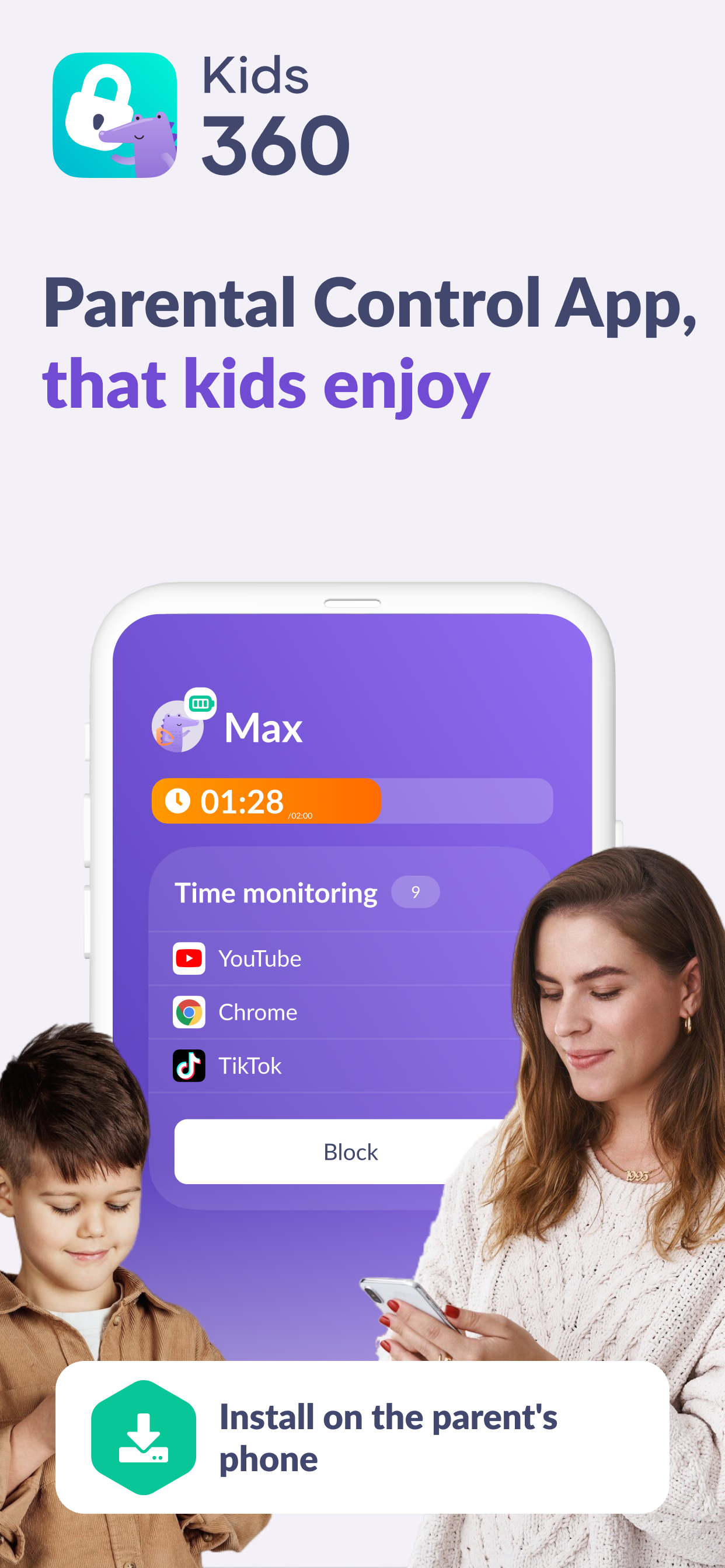 اسکرین شات 1 برنامه Kids360:Parental Control & GPS