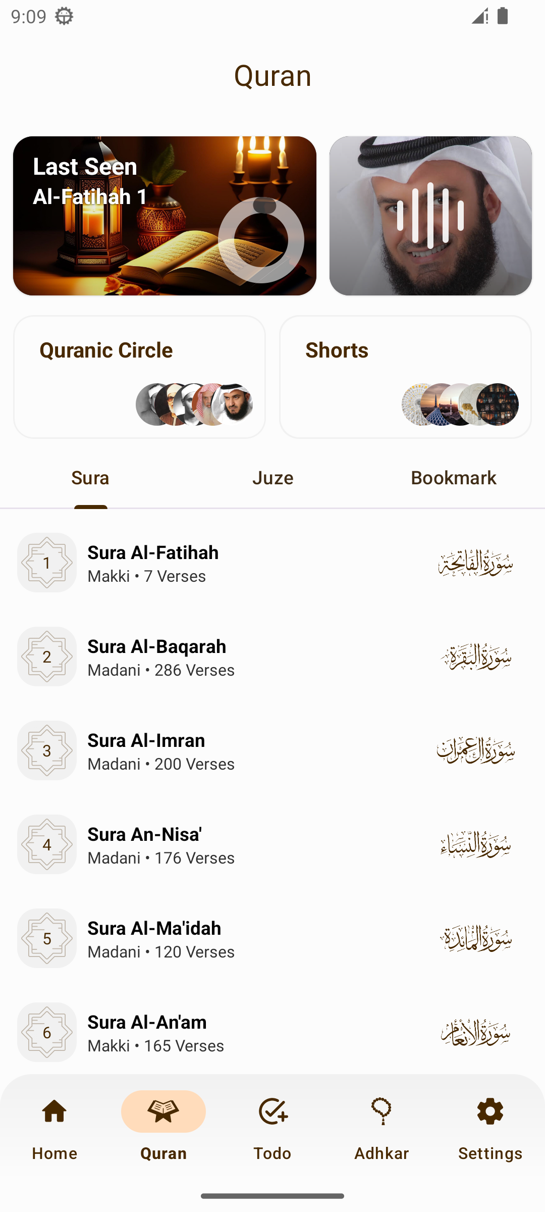 اسکرین شات 3 برنامه I'm Muslim - Adhan Quran ToDo