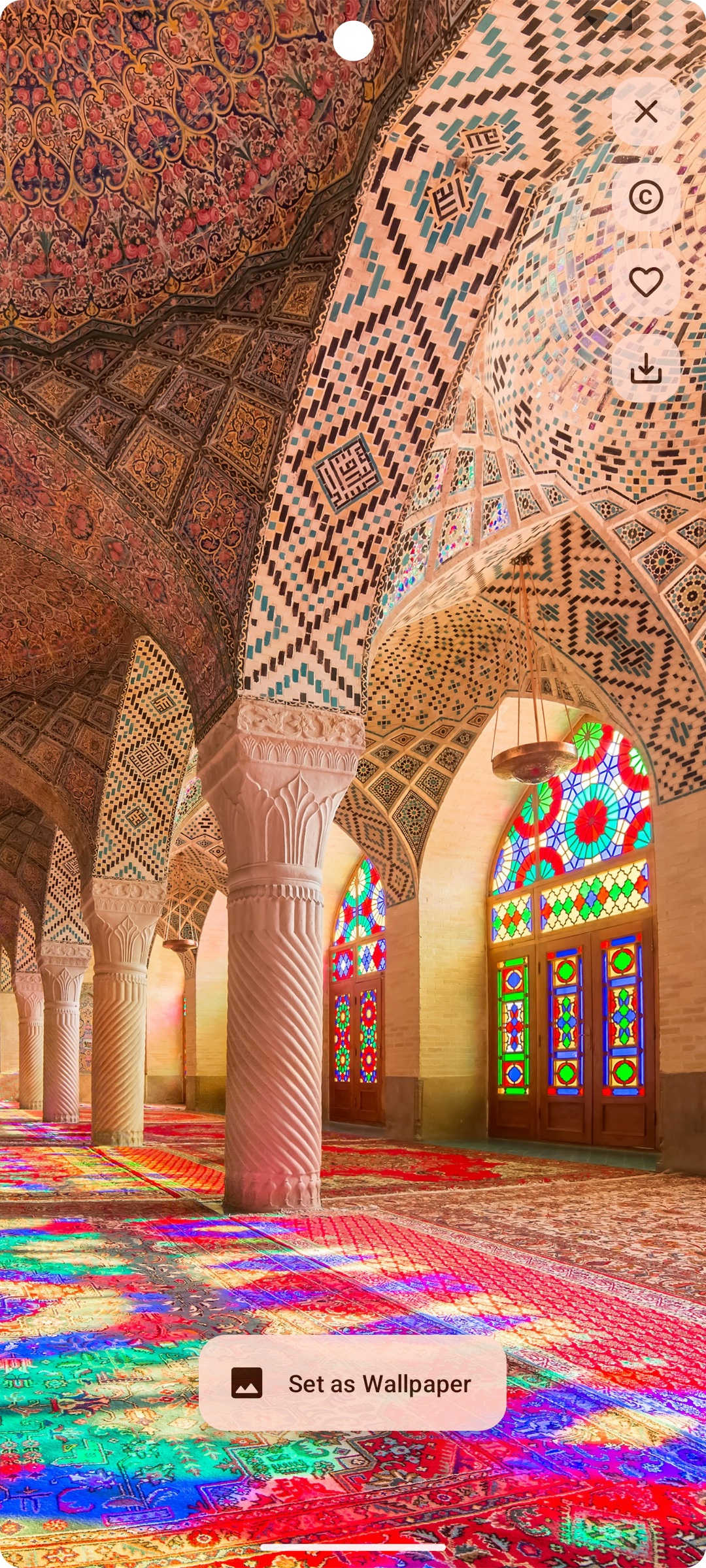 اسکرین شات 2 برنامه Persian Wallpapers