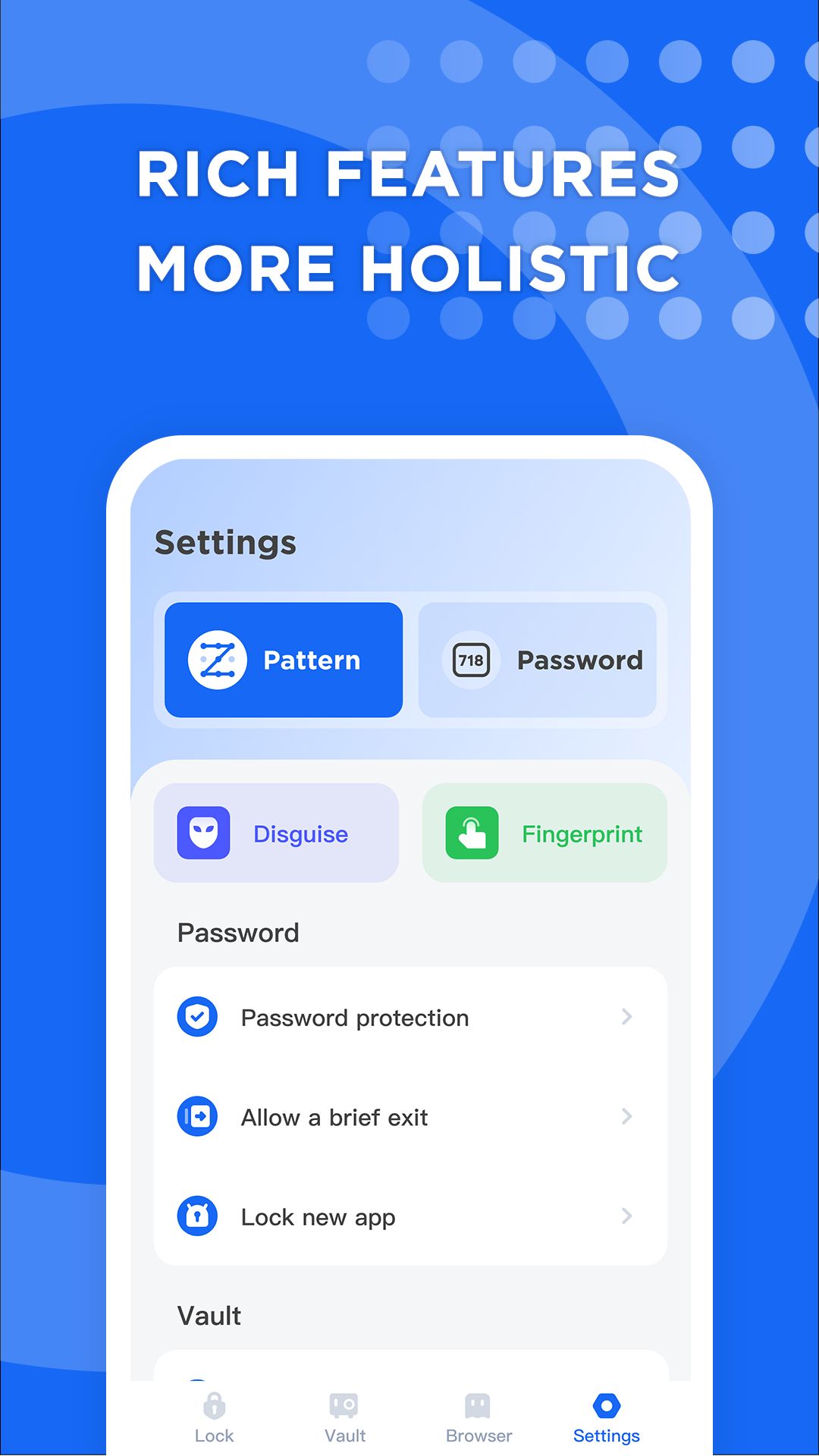 اسکرین شات 4 برنامه App Lock - Lock & Unlock Apps