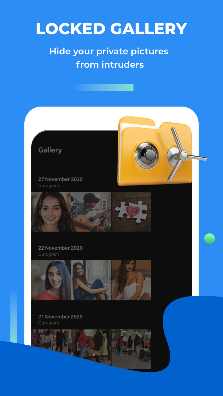 اسکرین شات 5 برنامه AppLock Go: Gallery Lock