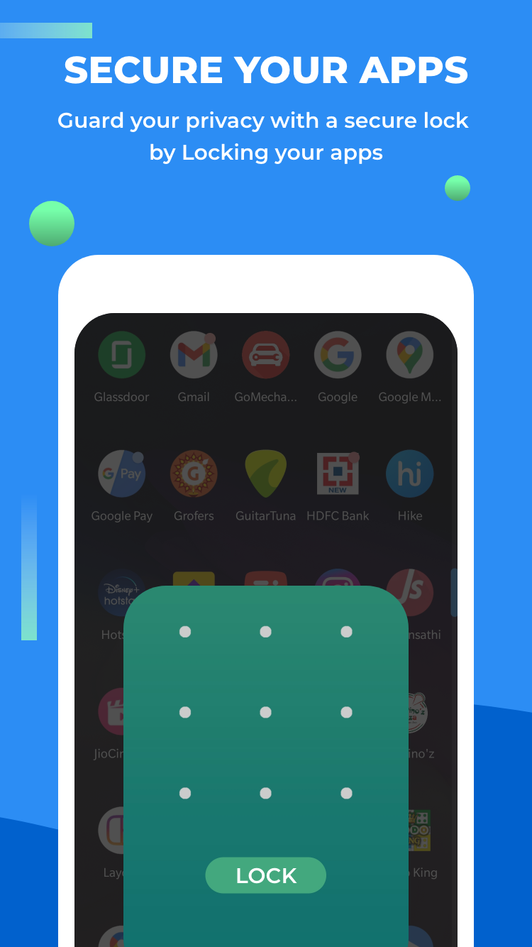 اسکرین شات 1 برنامه AppLock Go: Gallery Lock
