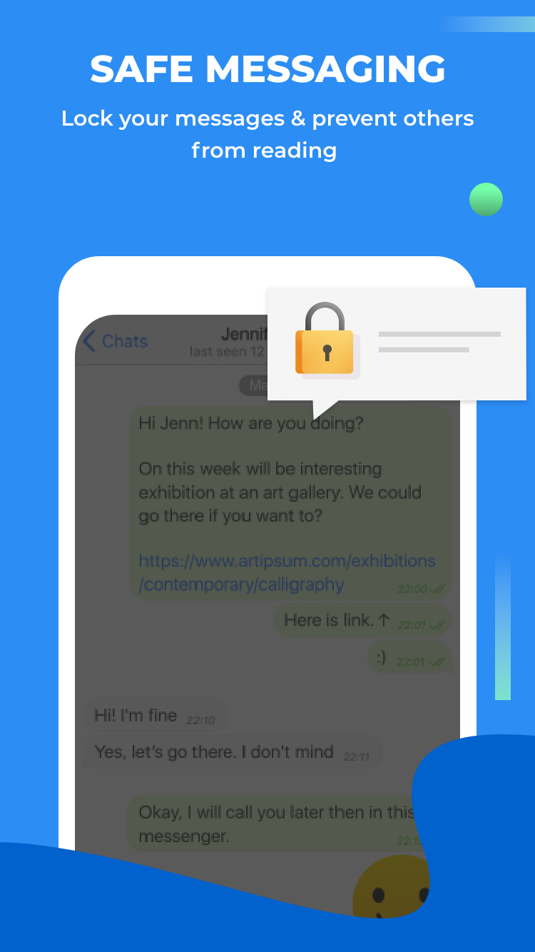 اسکرین شات 3 برنامه AppLock Go: Gallery Lock