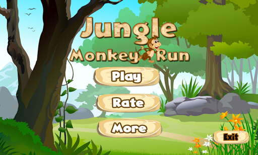 اسکرین شات 1 بازی Jungle Monkey Run