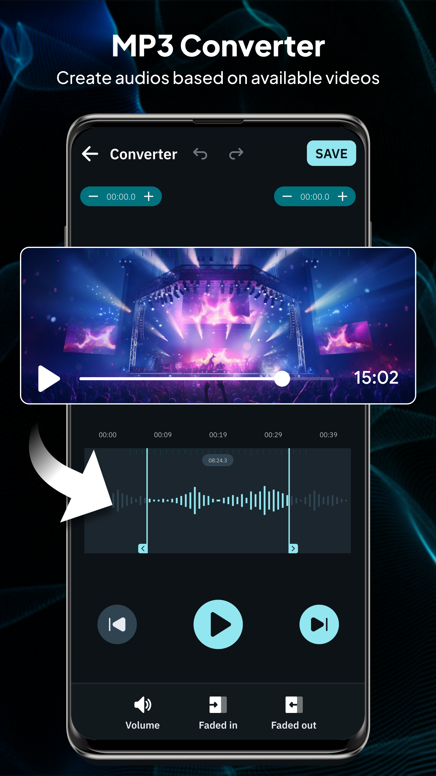 اسکرین شات 5 برنامه Music Cutter & Ringtone Maker