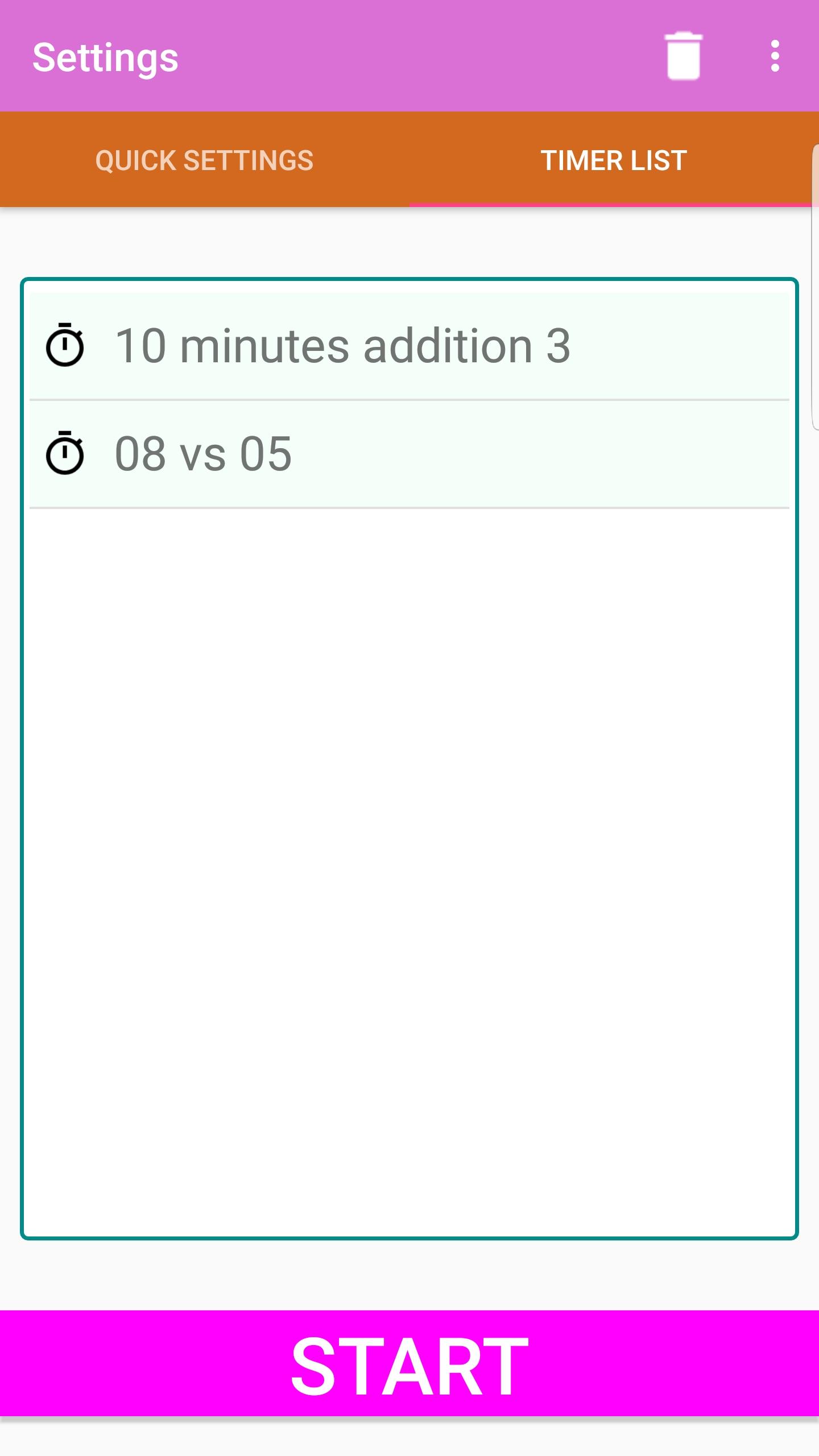 اسکرین شات 5 برنامه Chess Timer