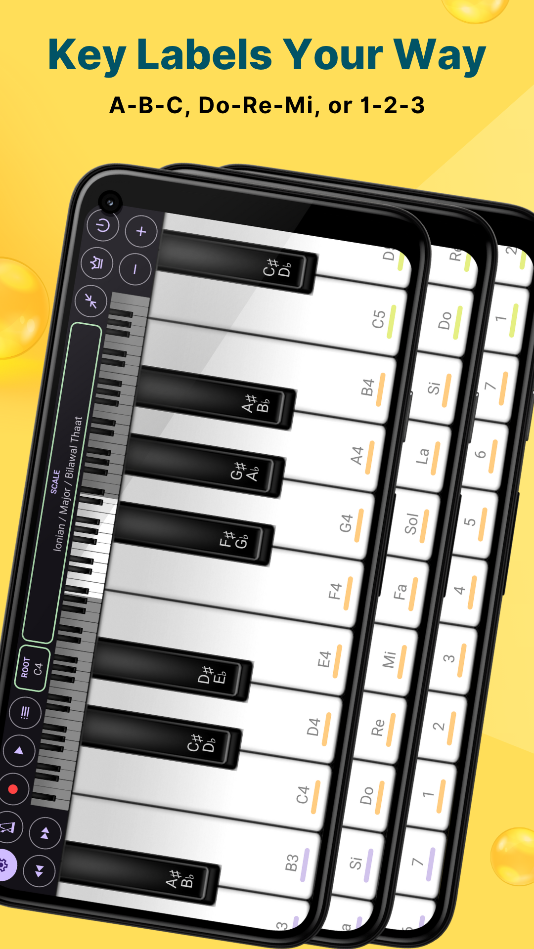 اسکرین شات 5 برنامه Grand Piano and Keyboard