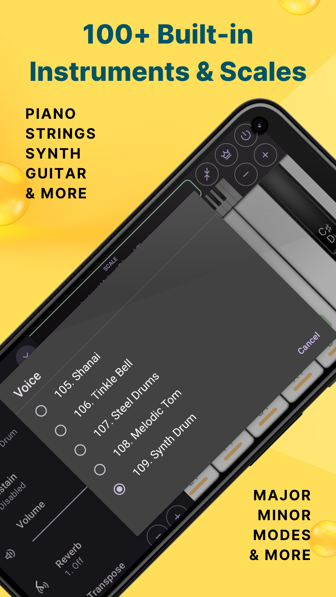 اسکرین شات 2 برنامه Grand Piano and Keyboard