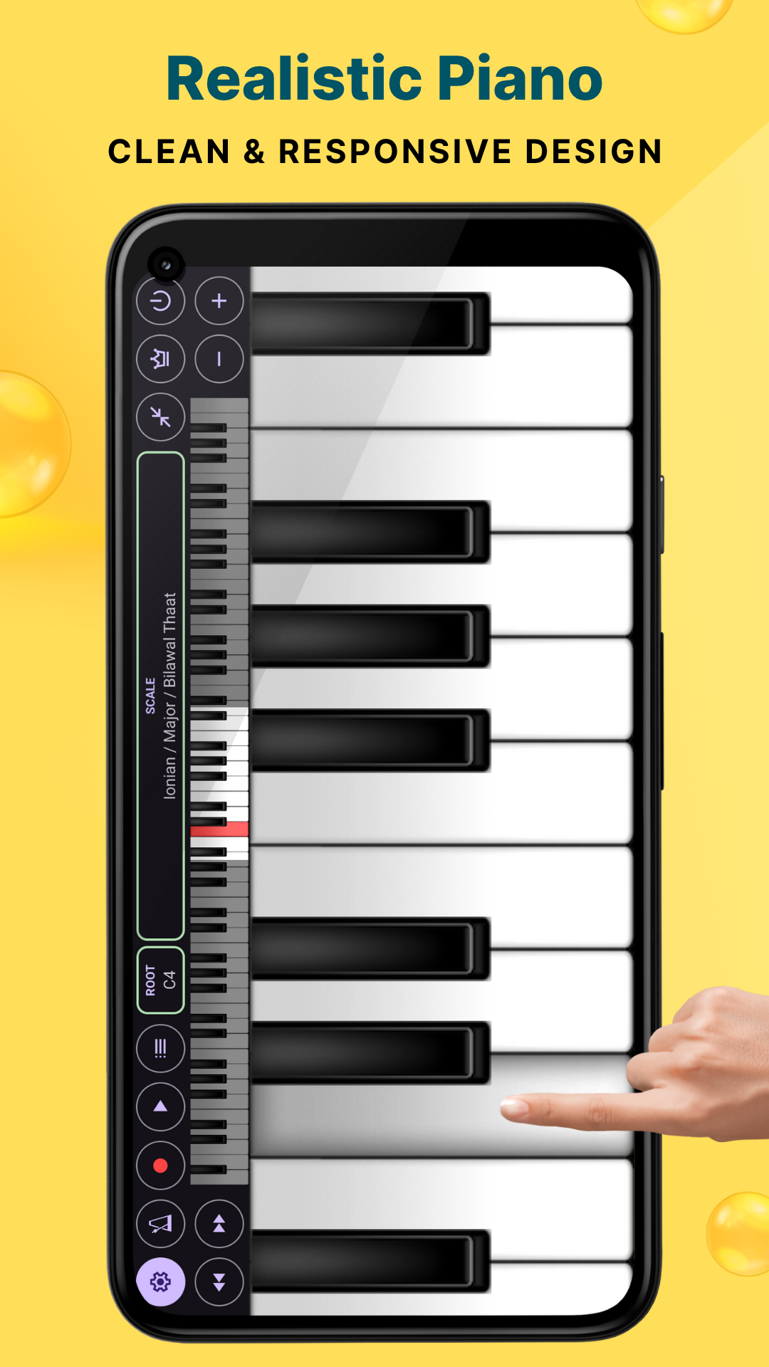 اسکرین شات 1 برنامه Grand Piano and Keyboard