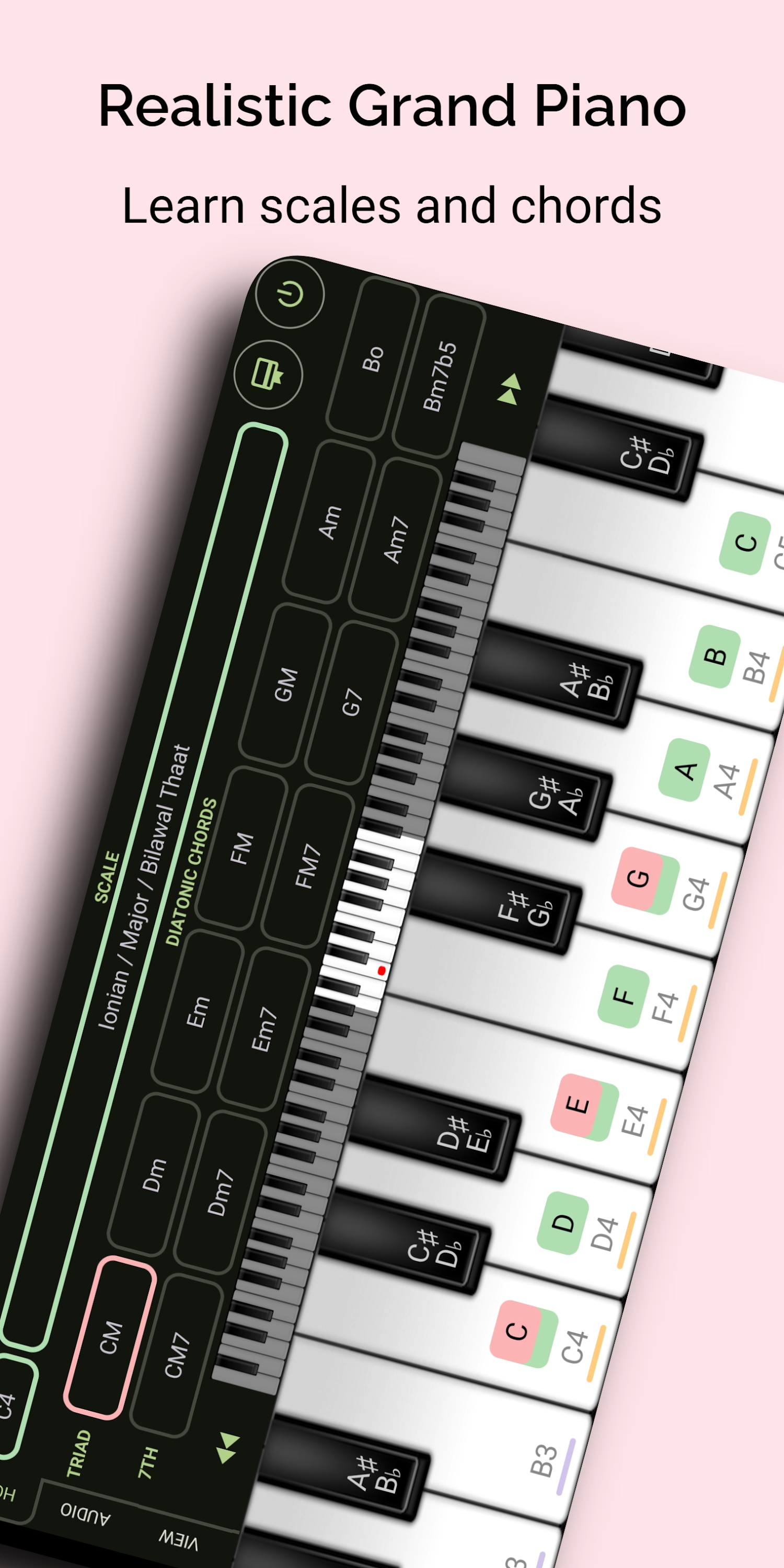 اسکرین شات 1 برنامه Grand Piano and Keyboard