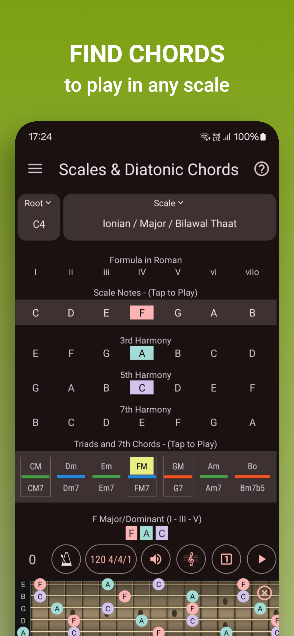 اسکرین شات 4 برنامه Music Theory Companion
