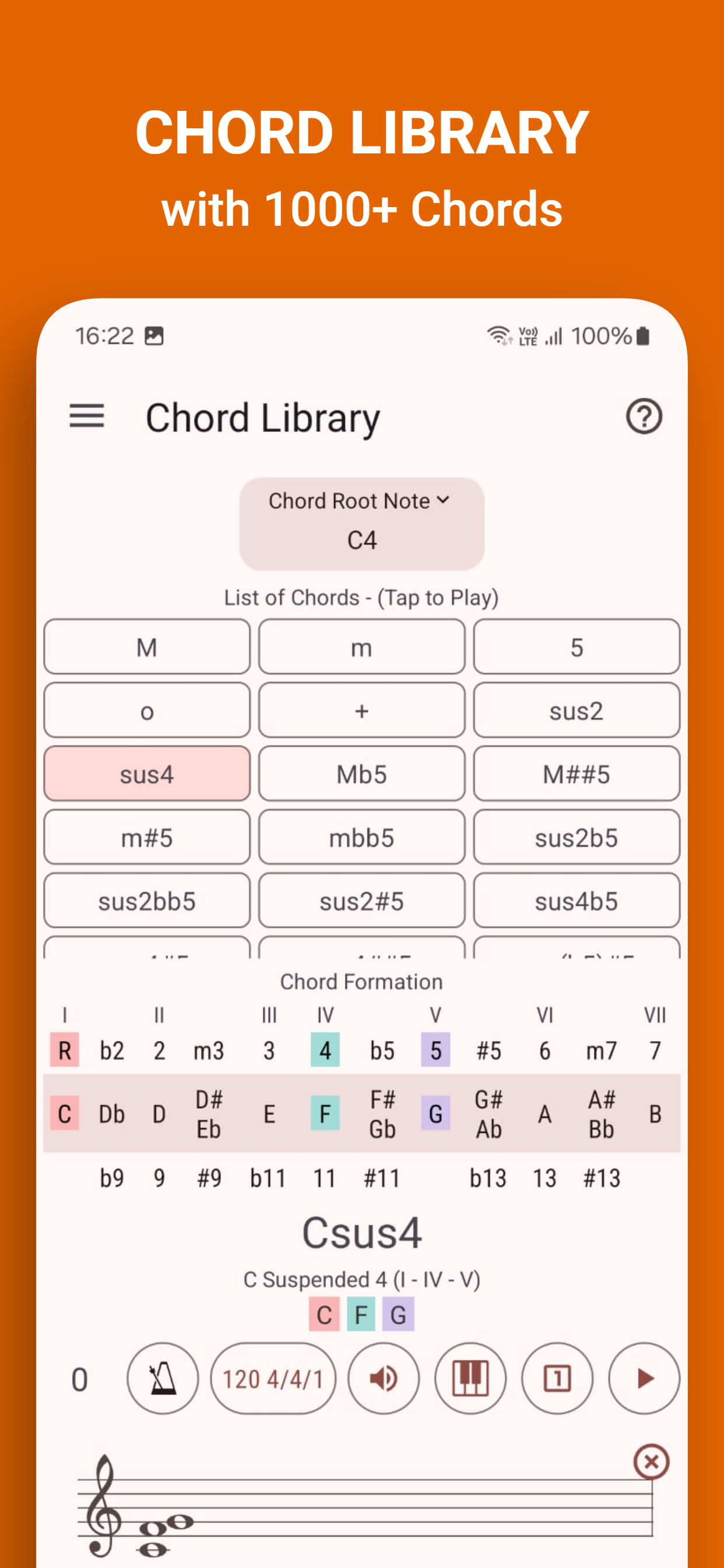 اسکرین شات 5 برنامه Music Theory Companion