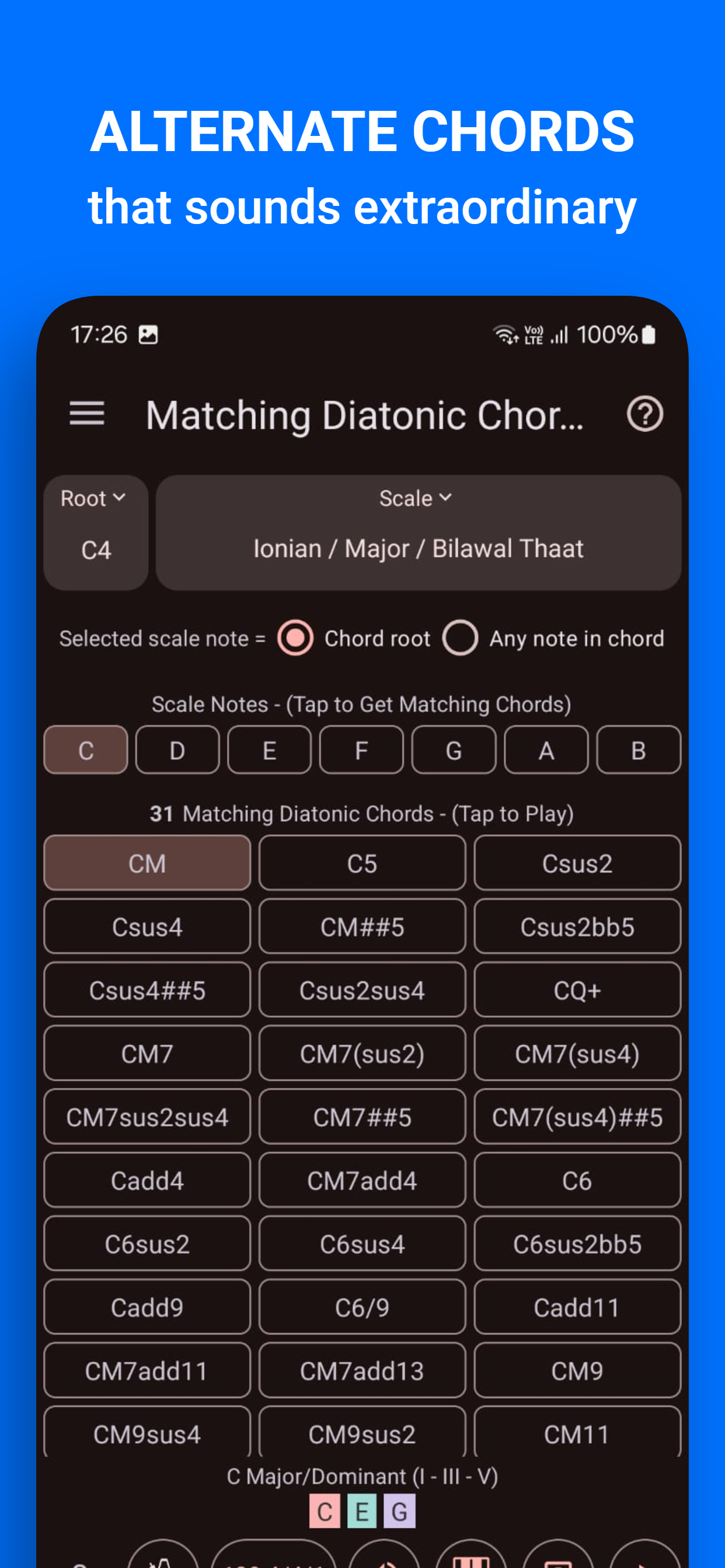 اسکرین شات 6 برنامه Music Theory Companion