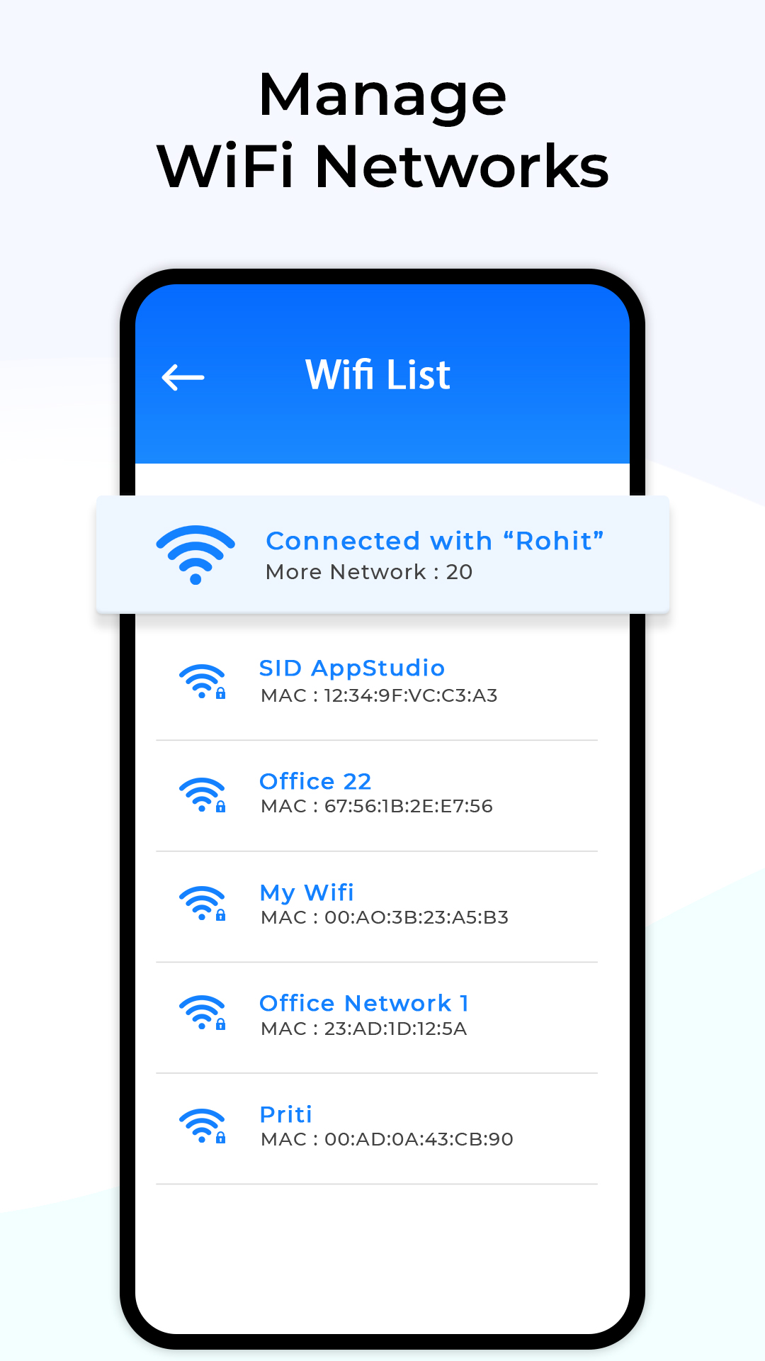 اسکرین شات 2 برنامه WiFi Password: VPN, Speed Test