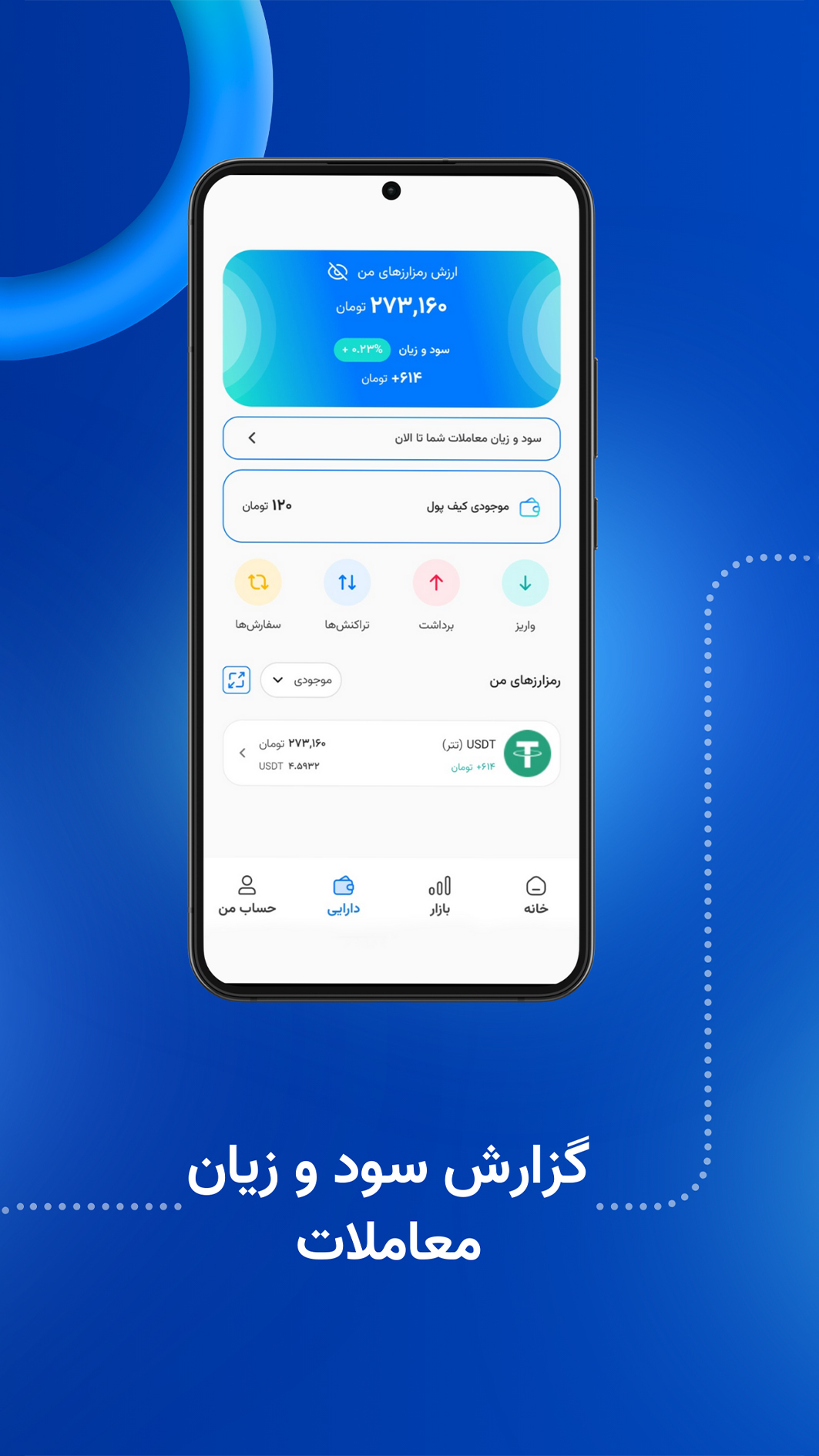 اسکرین شات 3 برنامه پادین | خرید بیت کوین و ارز دیجیتال